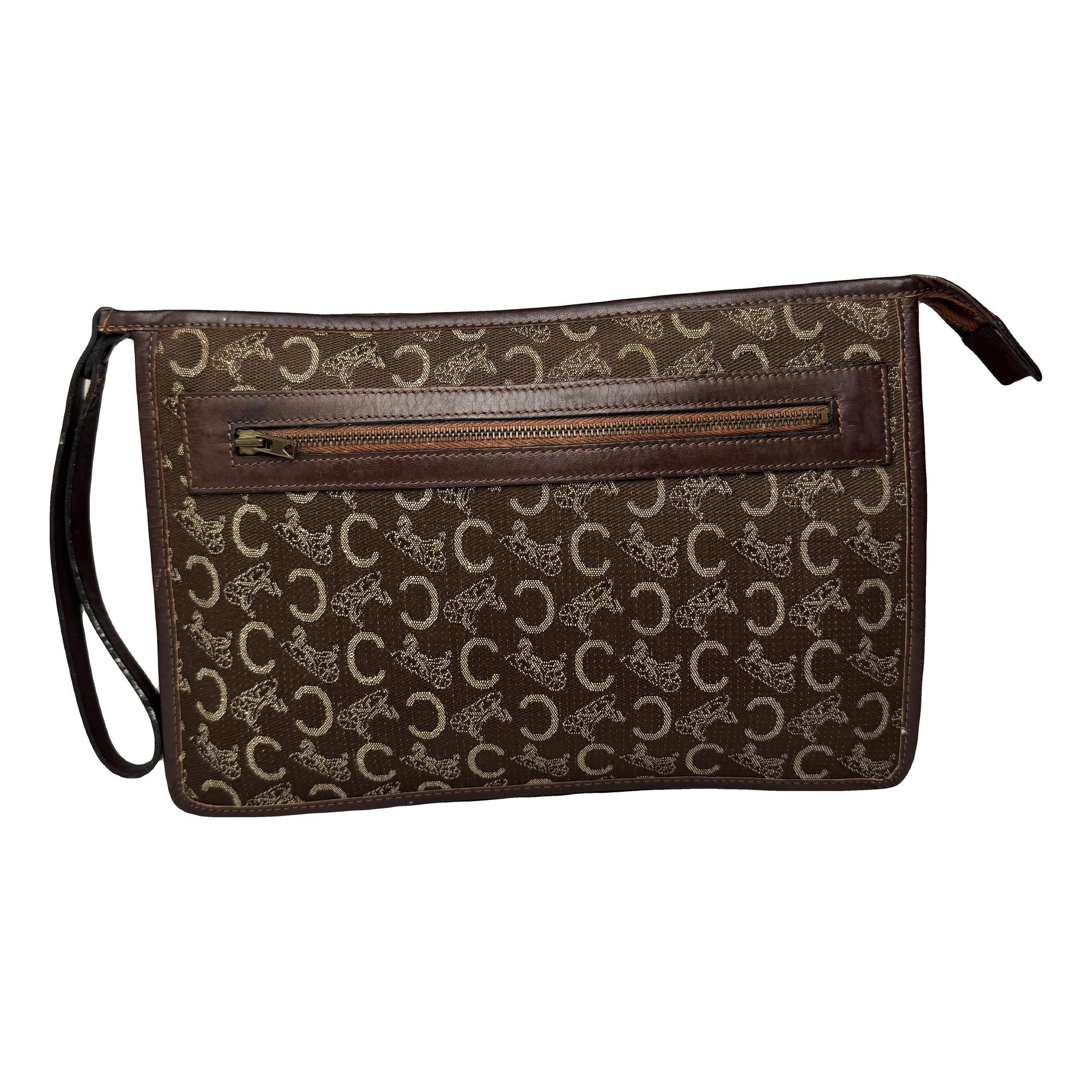 Triomphe leather mini bag