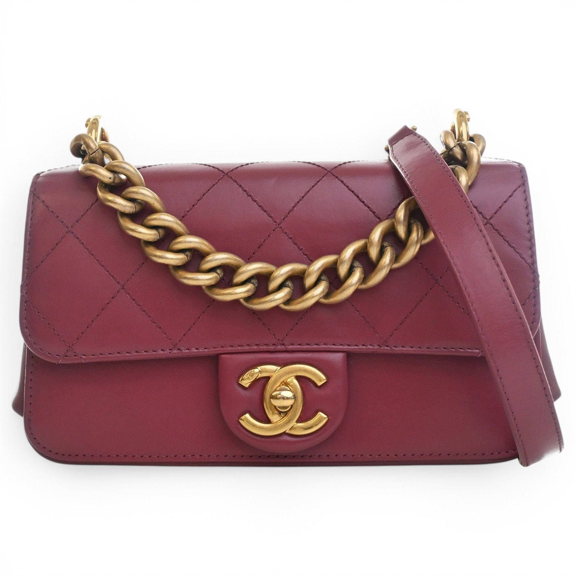 Leather crossbody bag