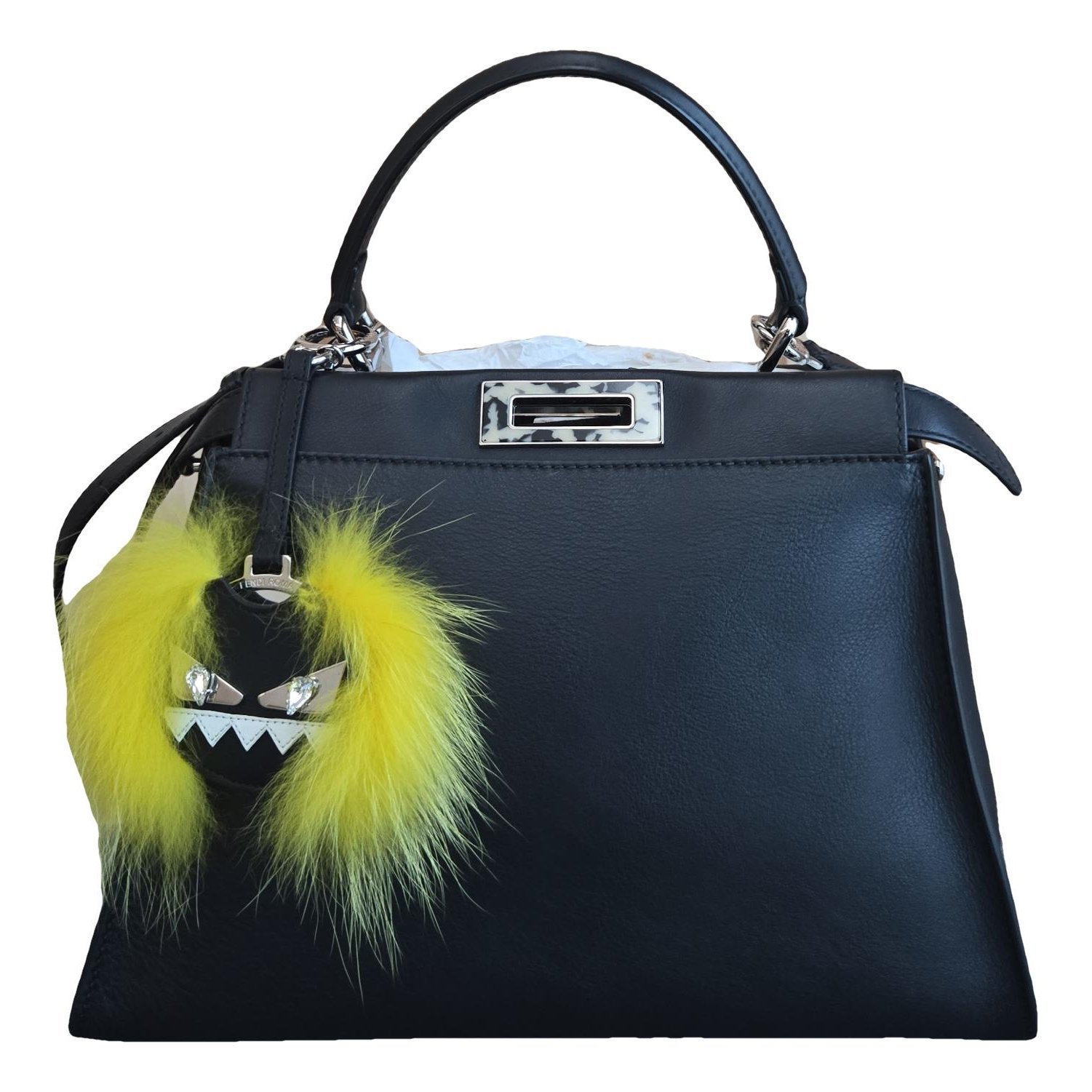 Peekaboo leather handbag