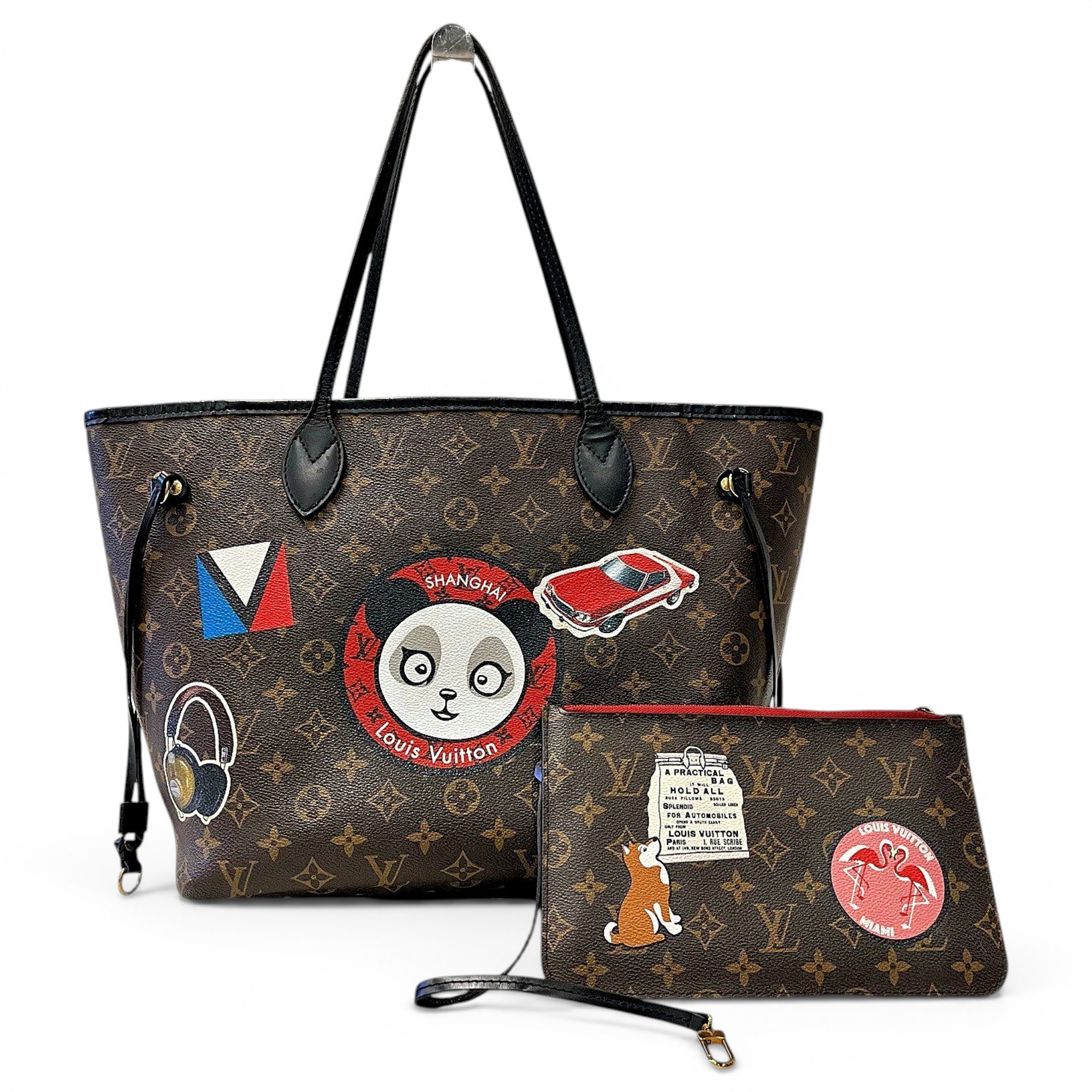 Neverfull leather handbag