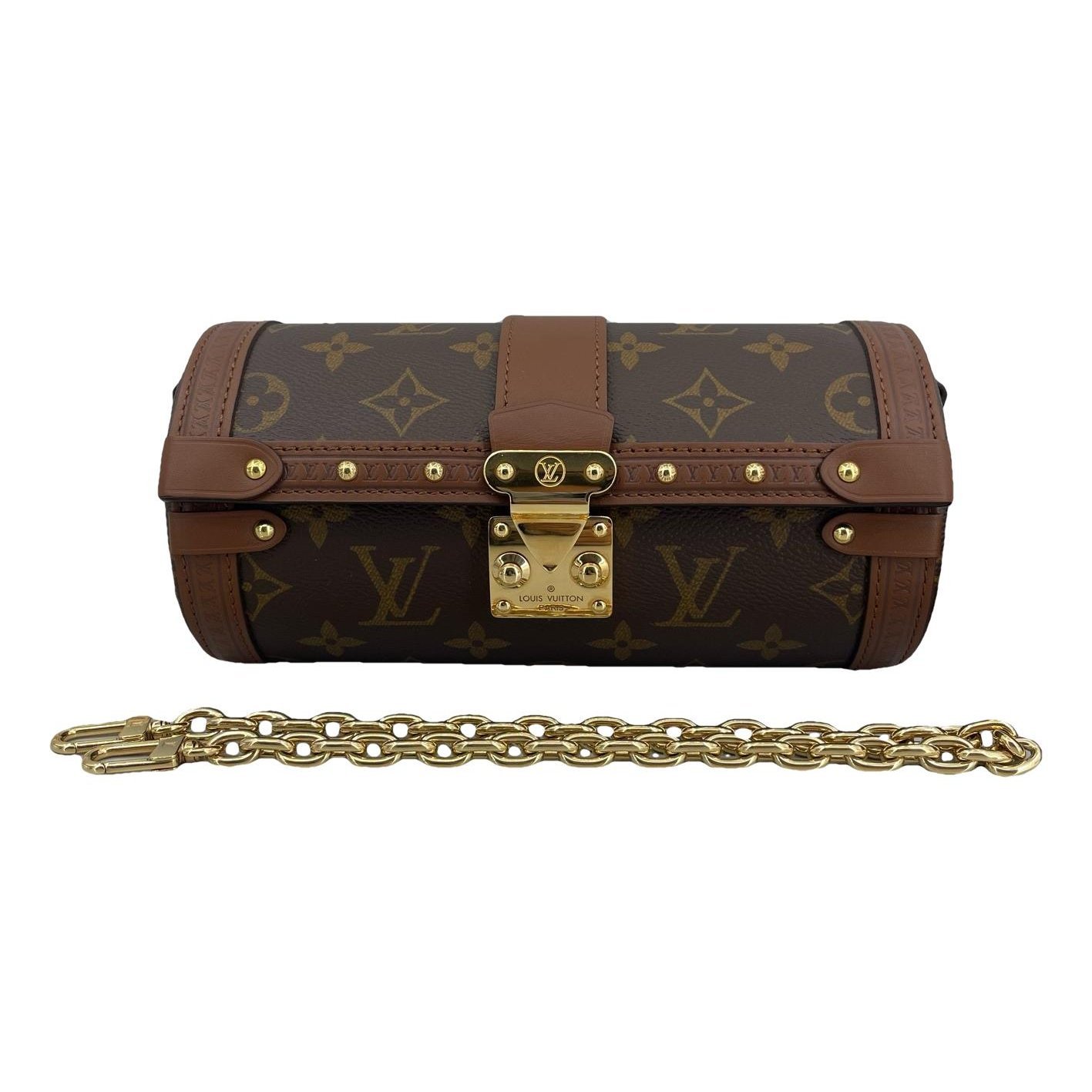 Papillon Trunk leather handbag