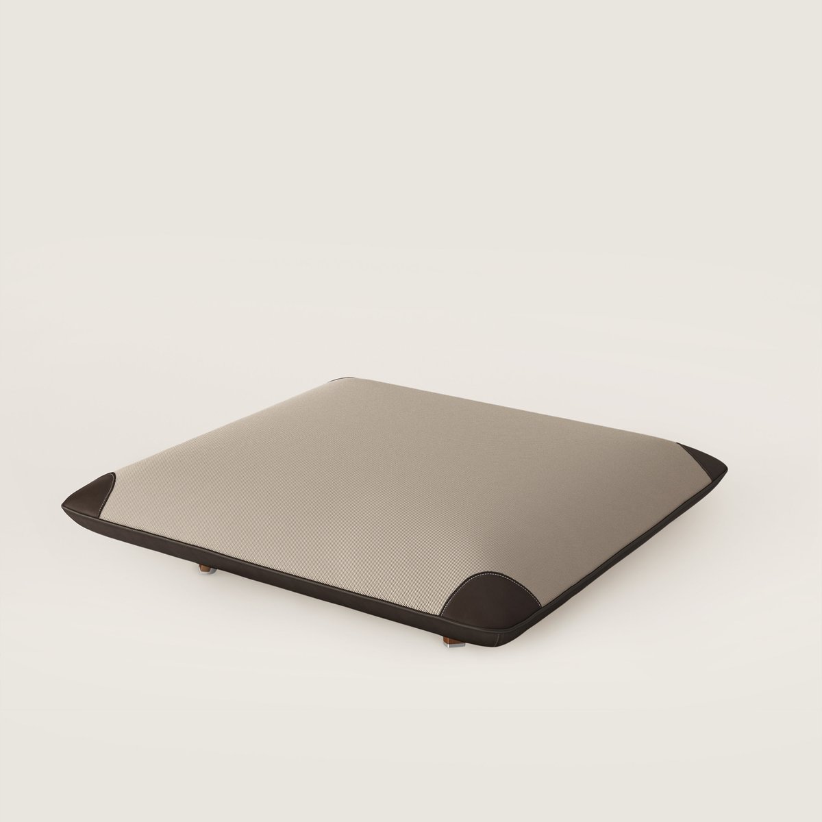 Les Necessaires d'Hermès "carre d'assise" low stool, low model
