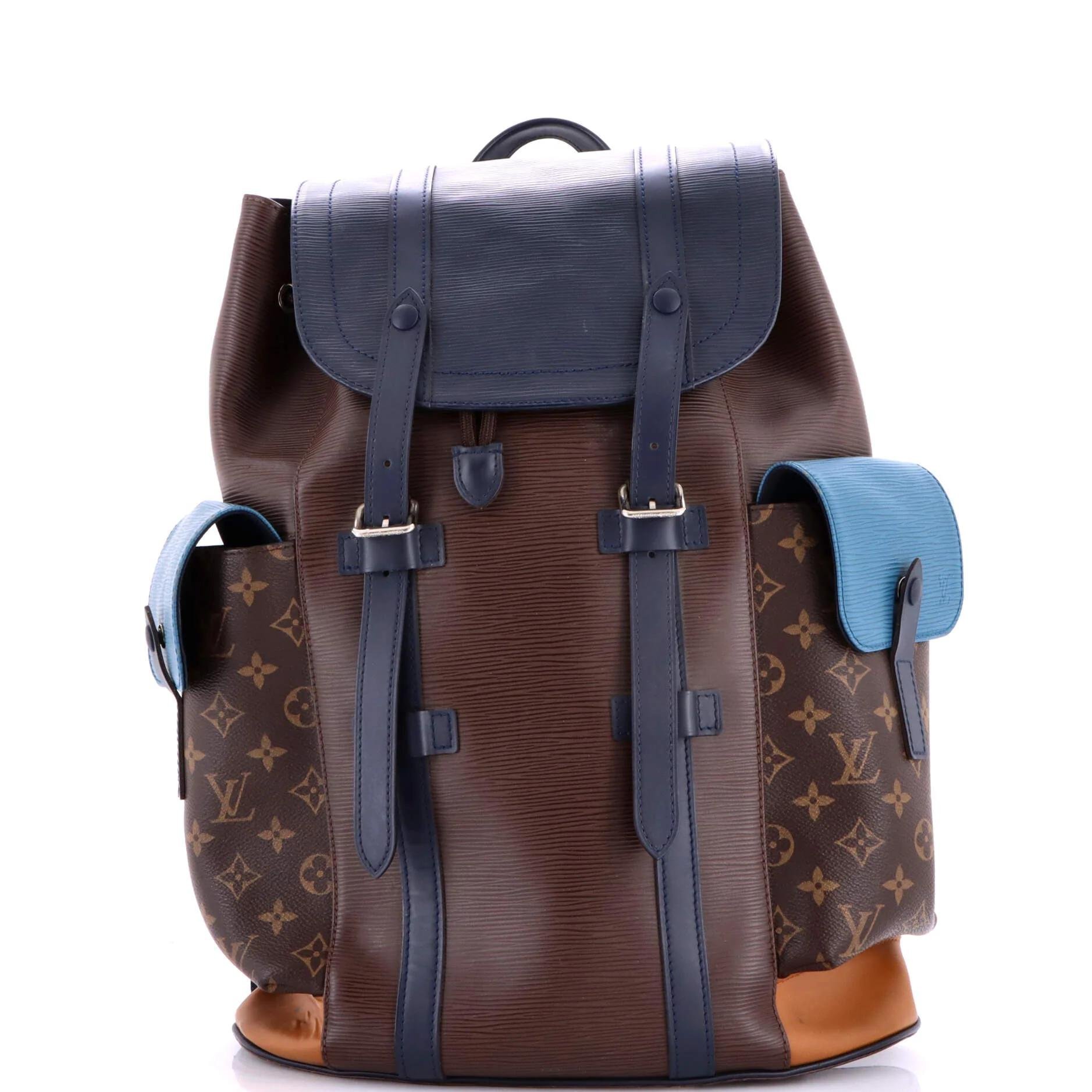 Leather backpack