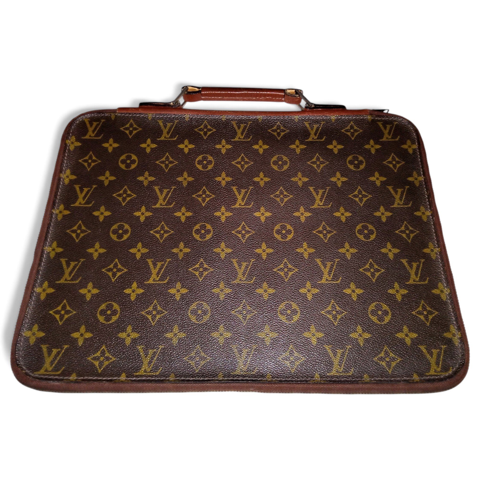 Weekend leather clutch bag