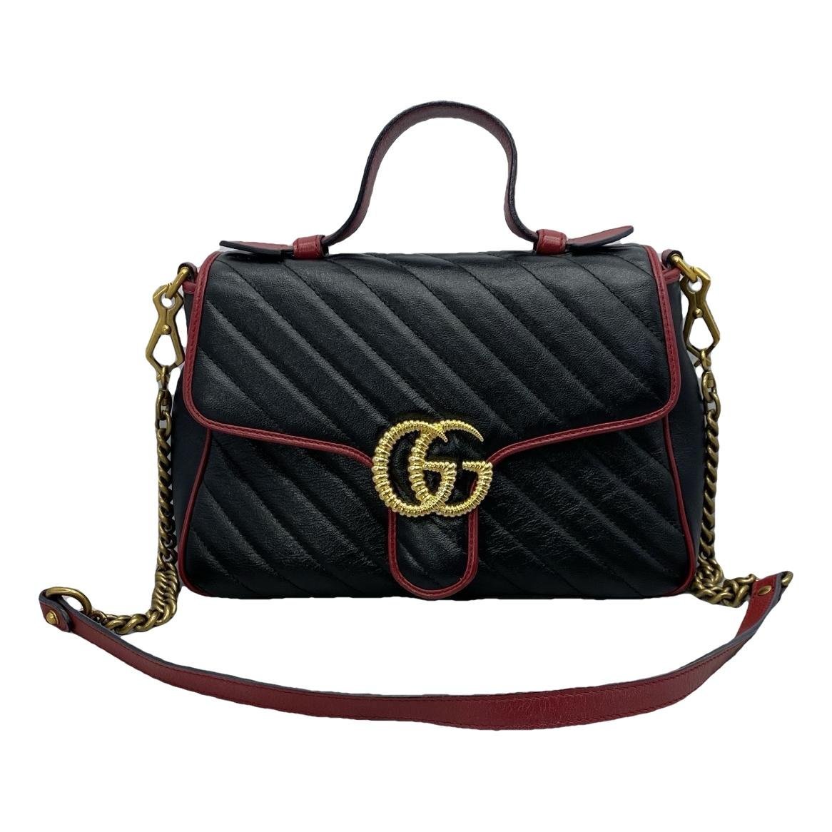 GG Marmont Flap leather handbag