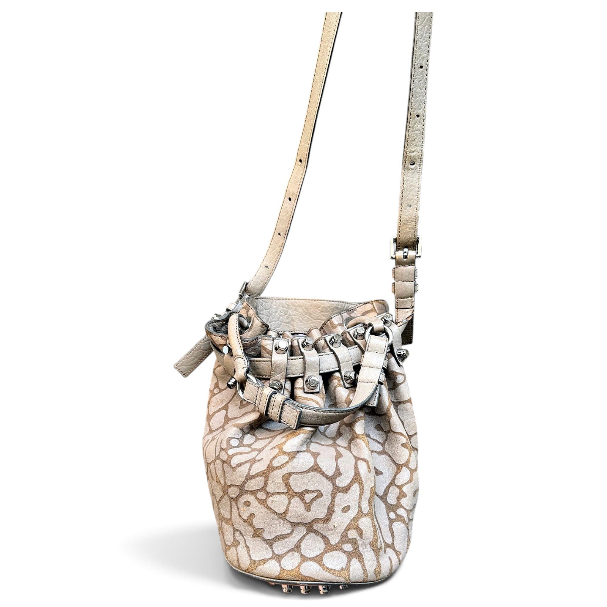 Diego vegan leather crossbody bag