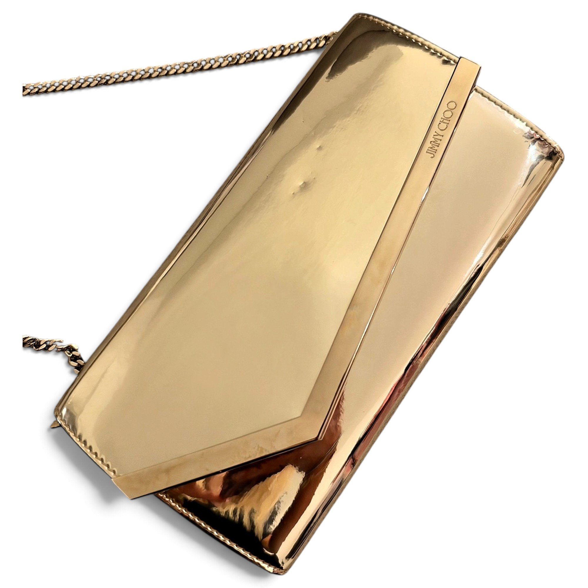 Leather clutch bag