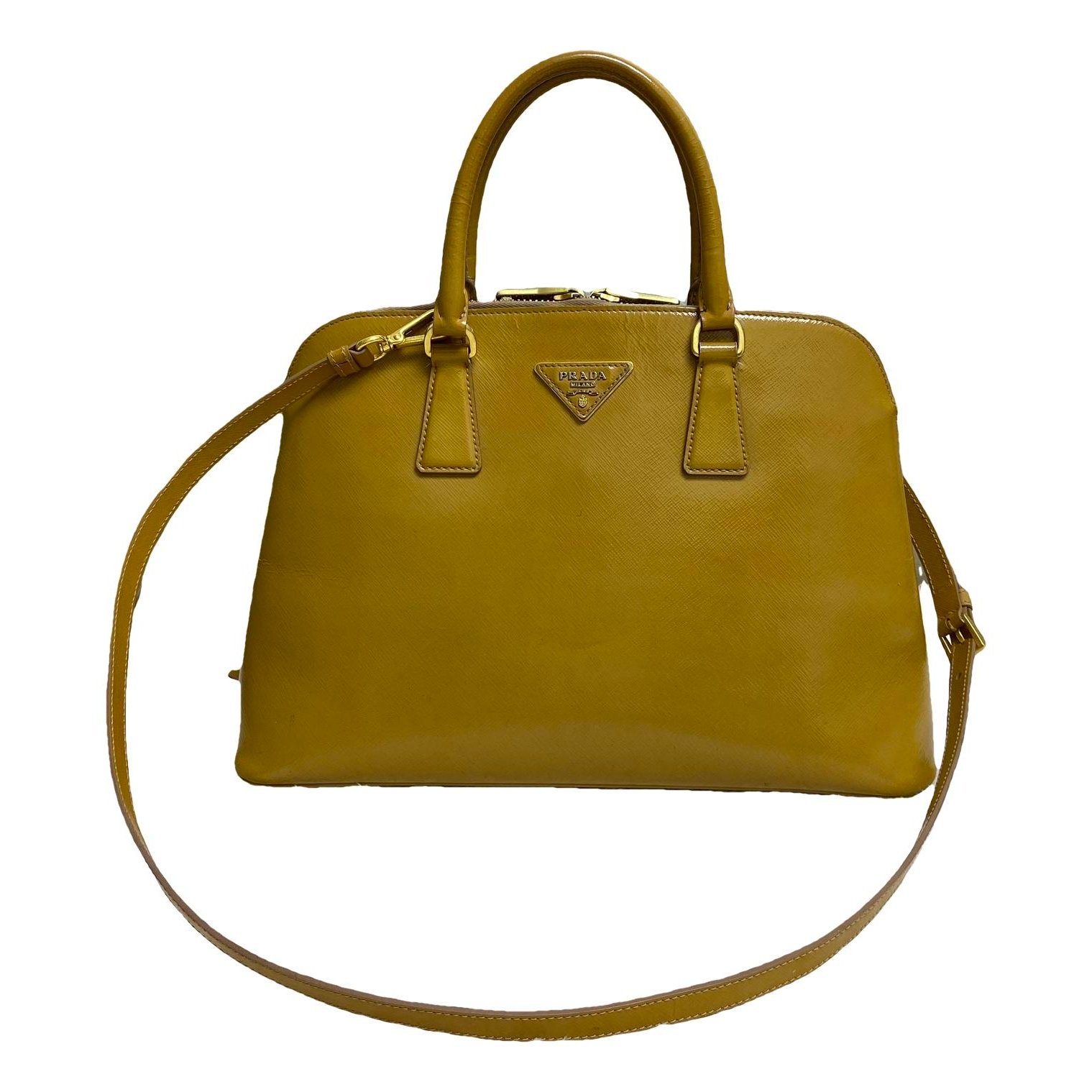 Promenade leather handbag