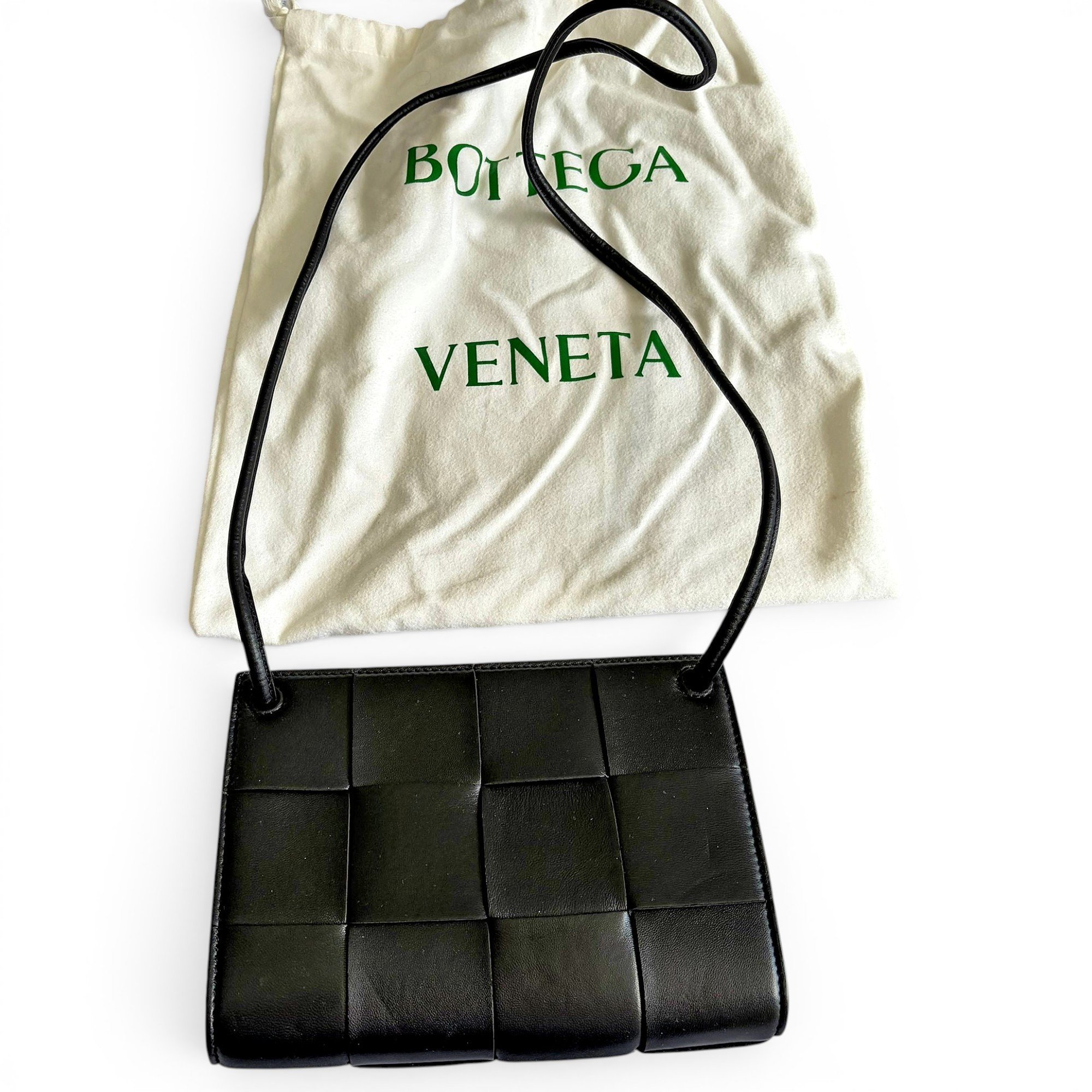 Cassette leather crossbody bag