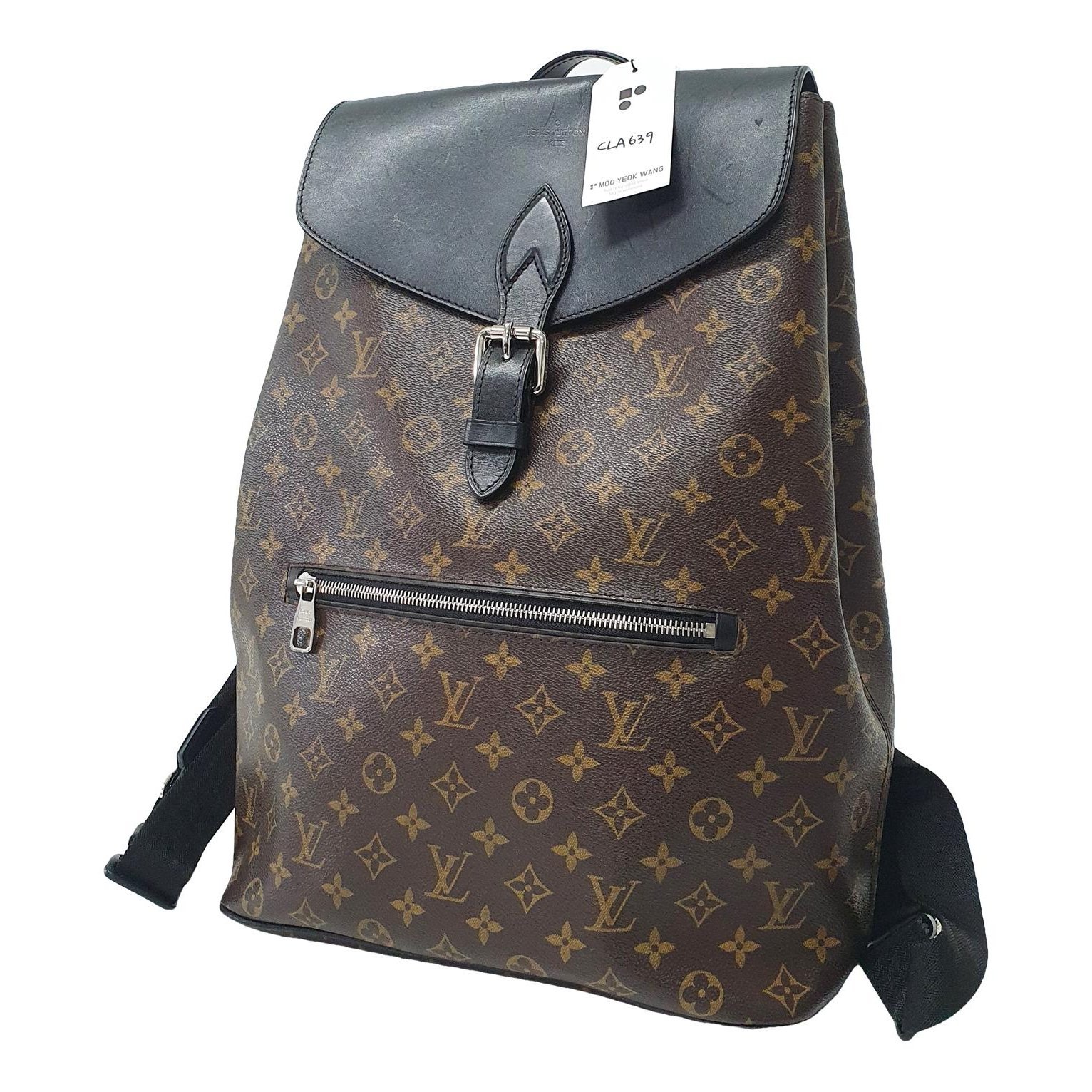 Leather backpack