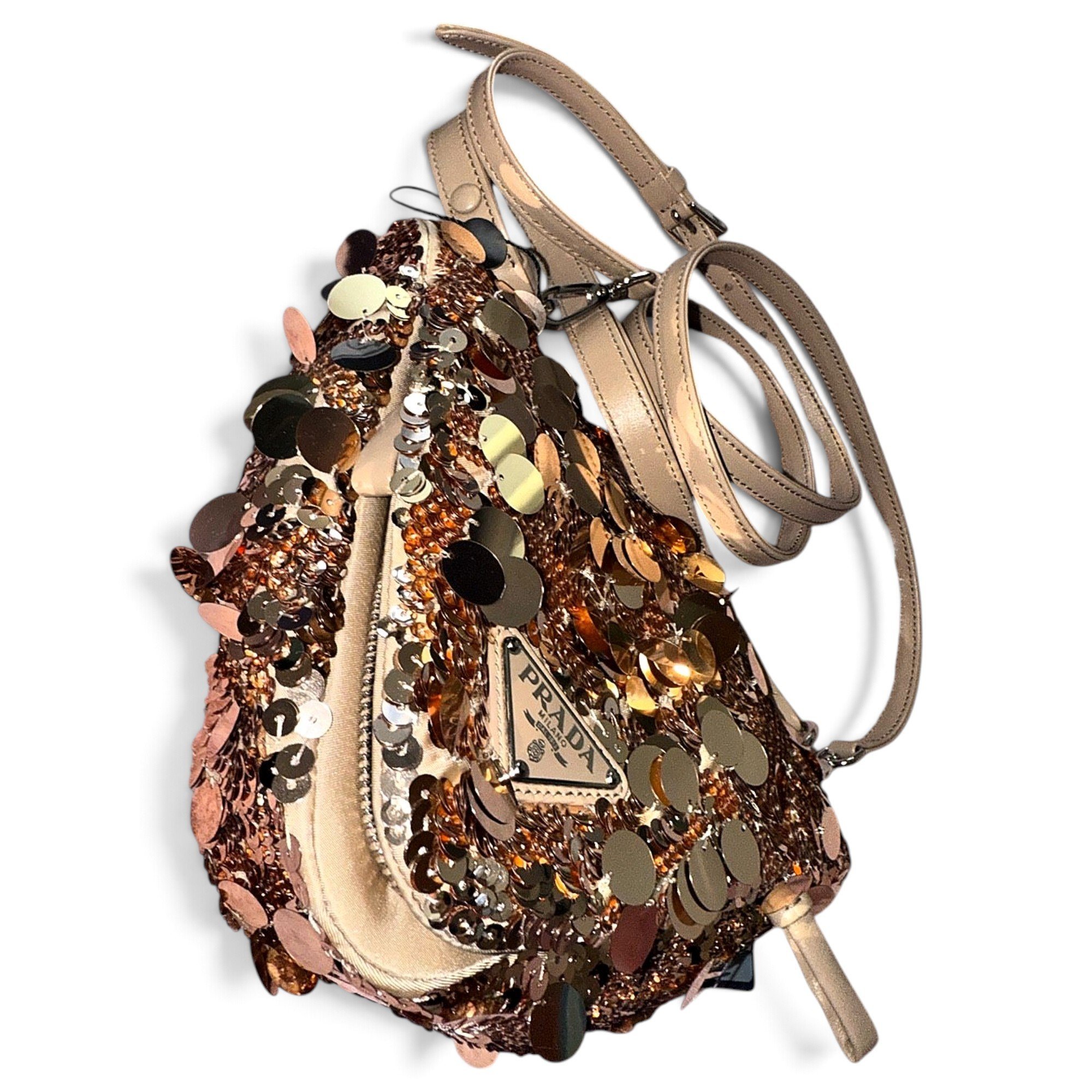Prada Triangle leather crossbody bag