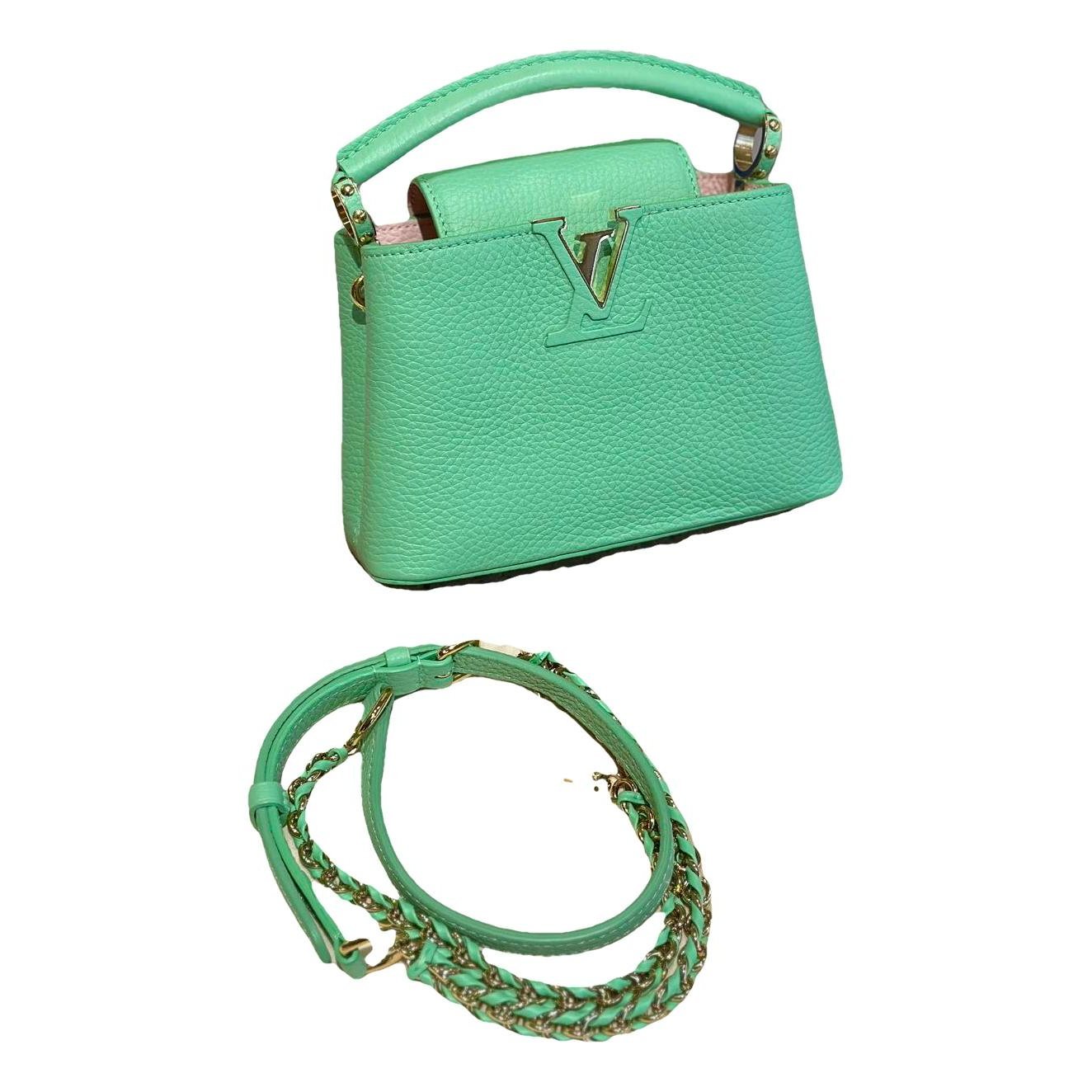 Capucines leather handbag