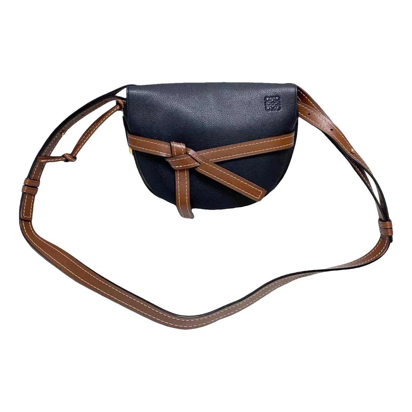 Gate leather crossbody bag