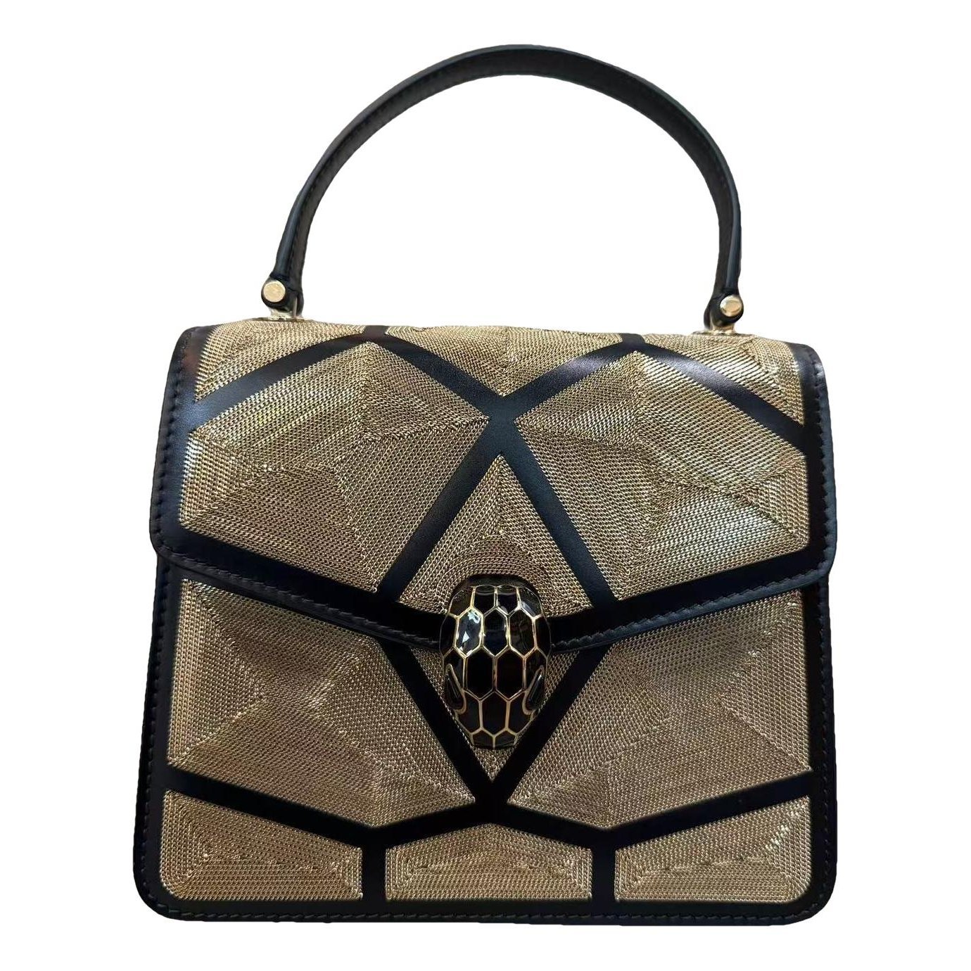 Serpenti leather handbag