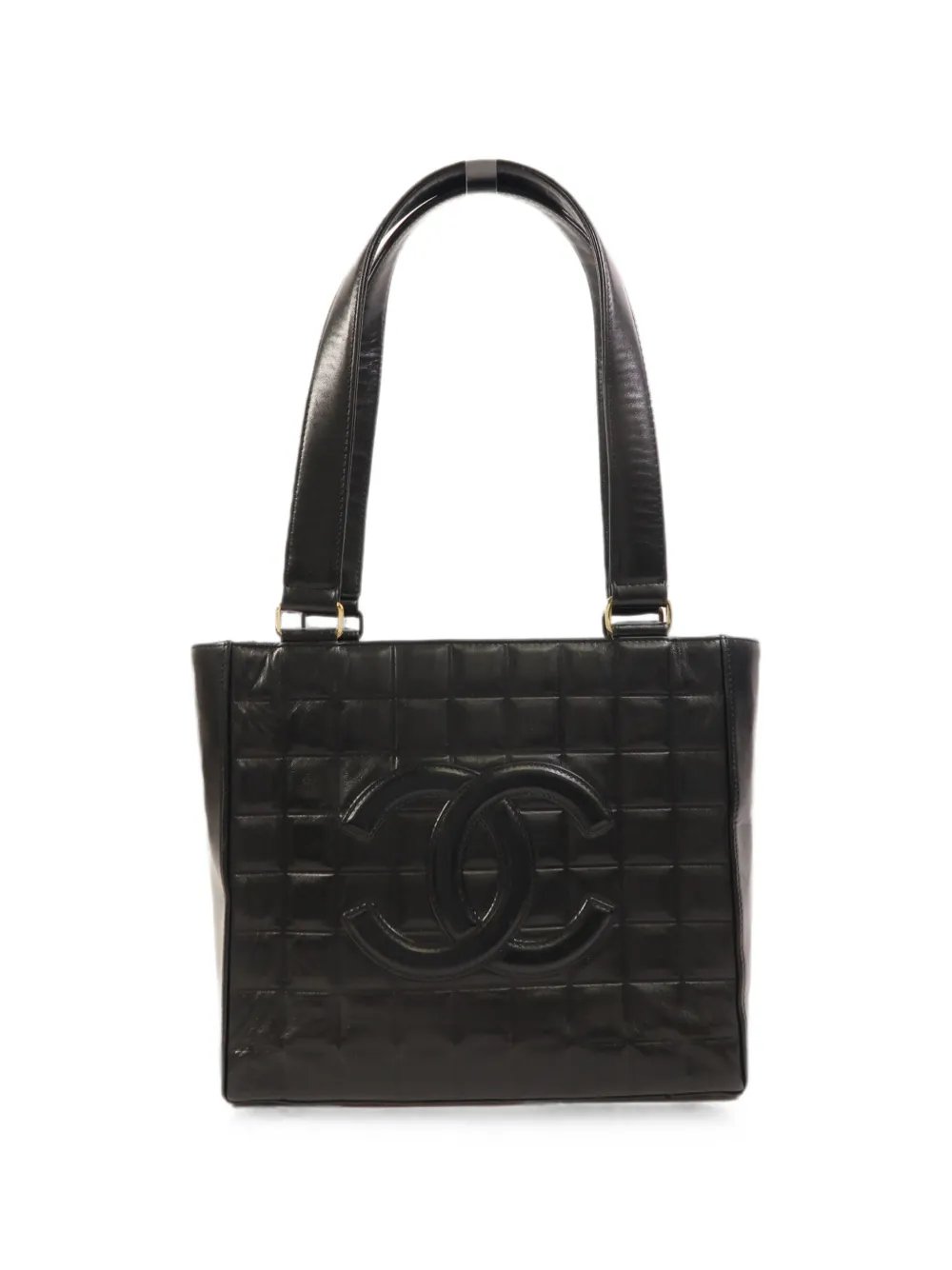 interlocking CC quilted shoulder bag