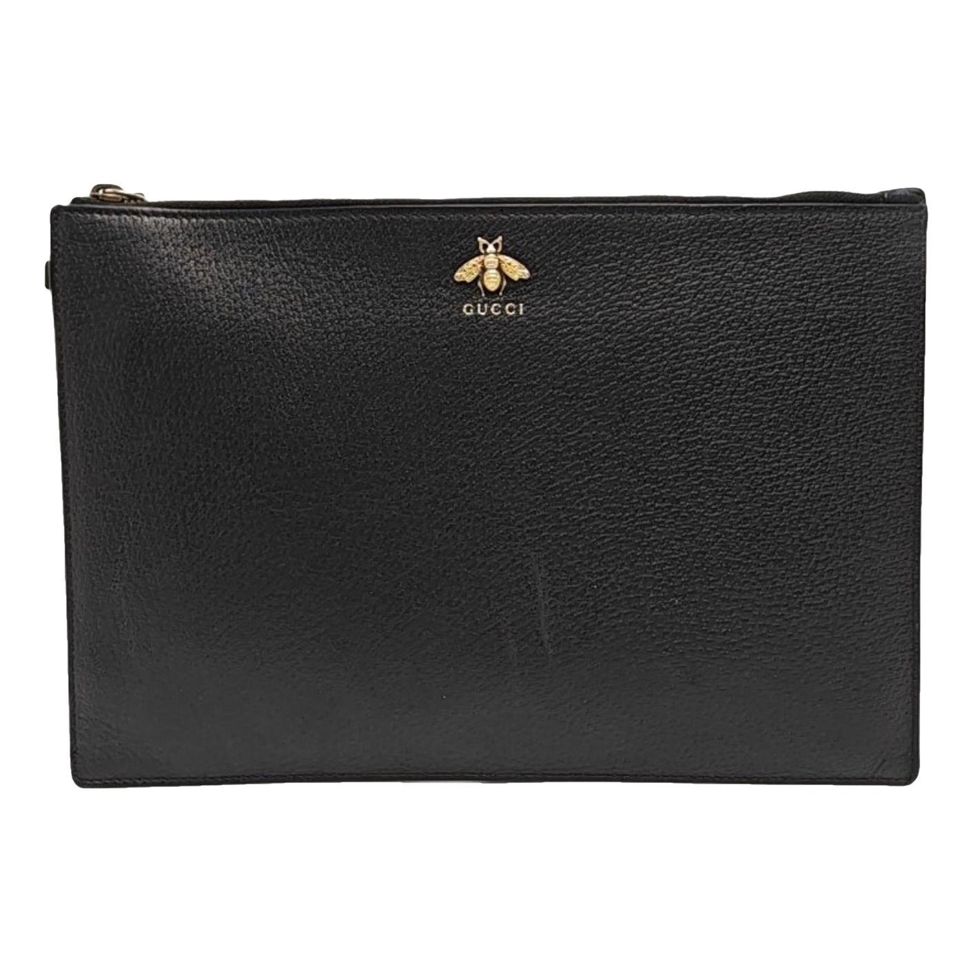 Animalier leather handbag