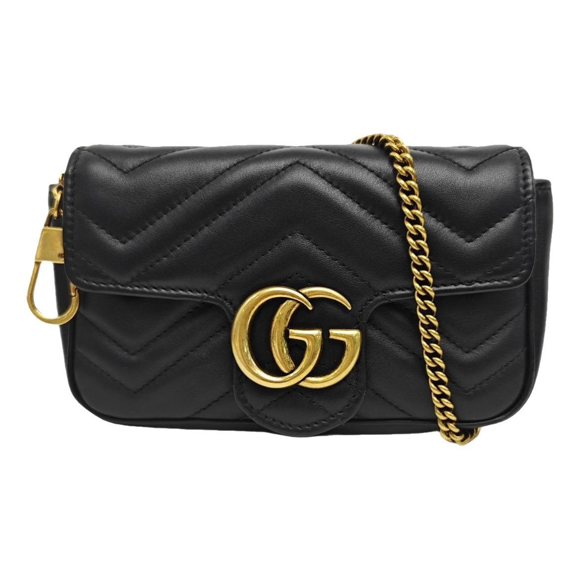 GG Marmont Flap leather crossbody bag