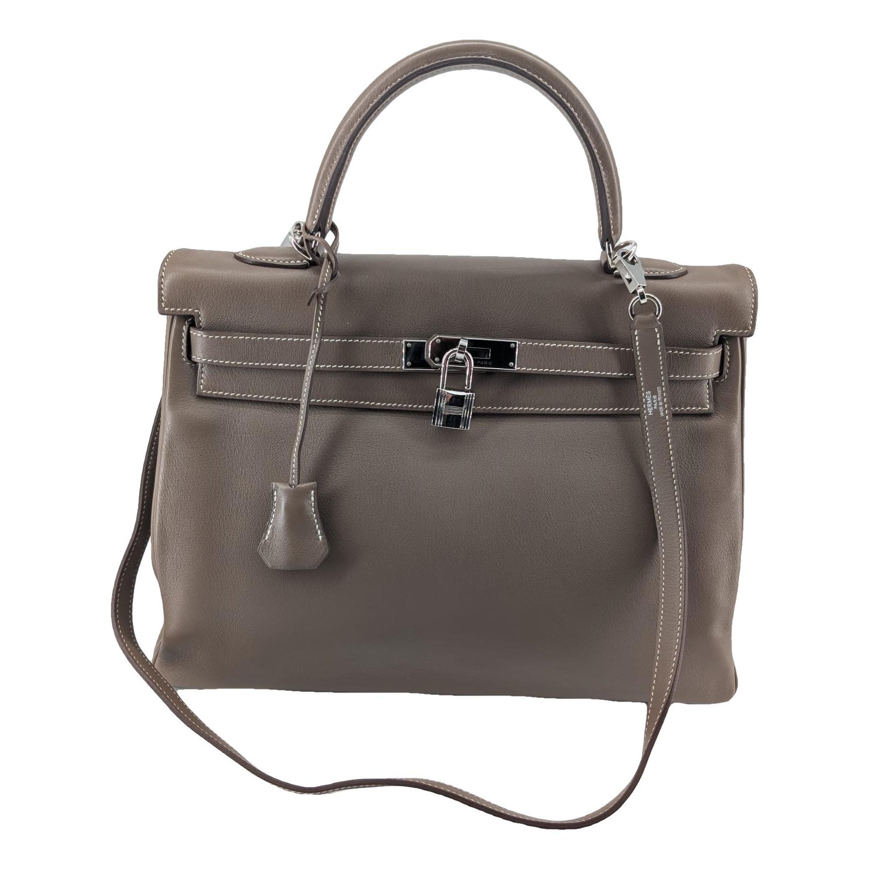 Kelly 35 leather handbag