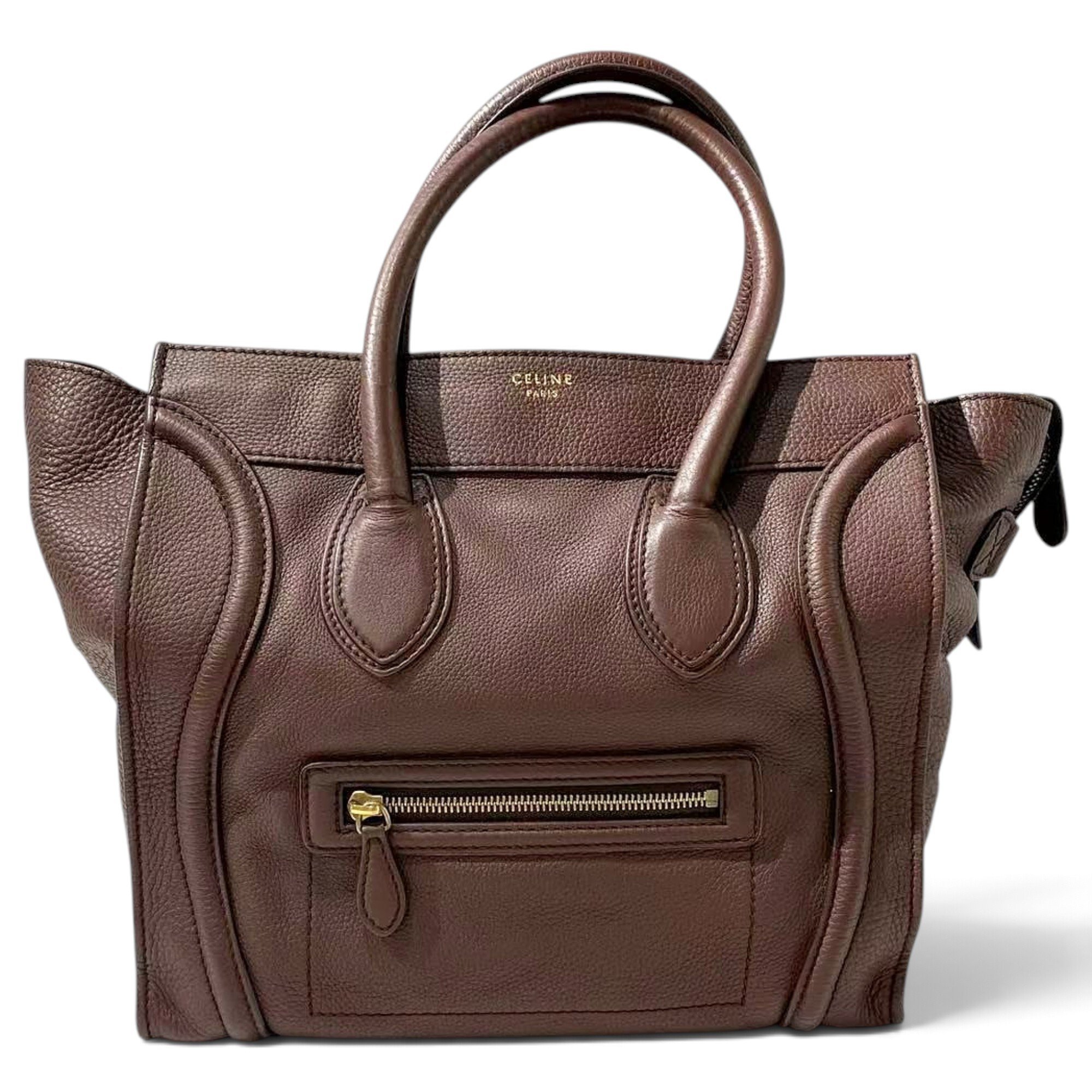 Luggage leather handbag