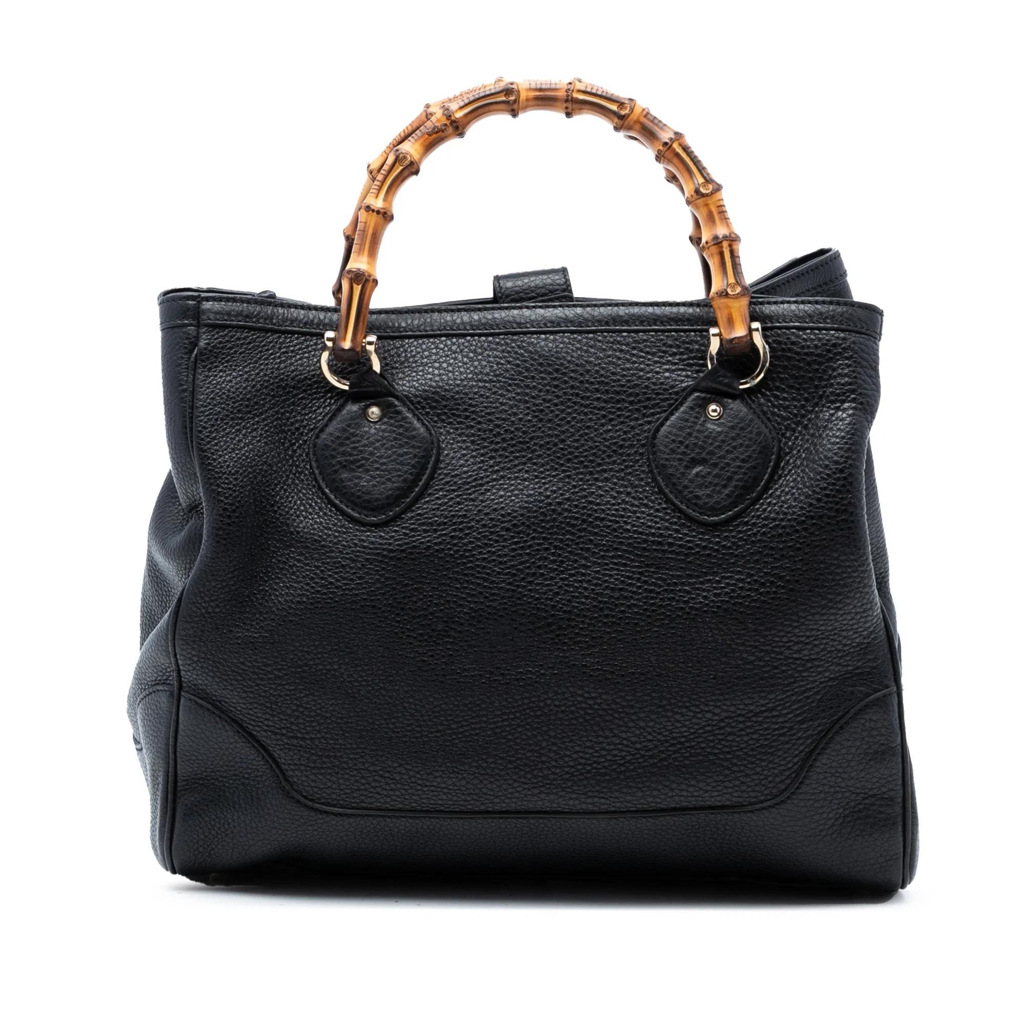 Bamboo pony-style calfskin handbag