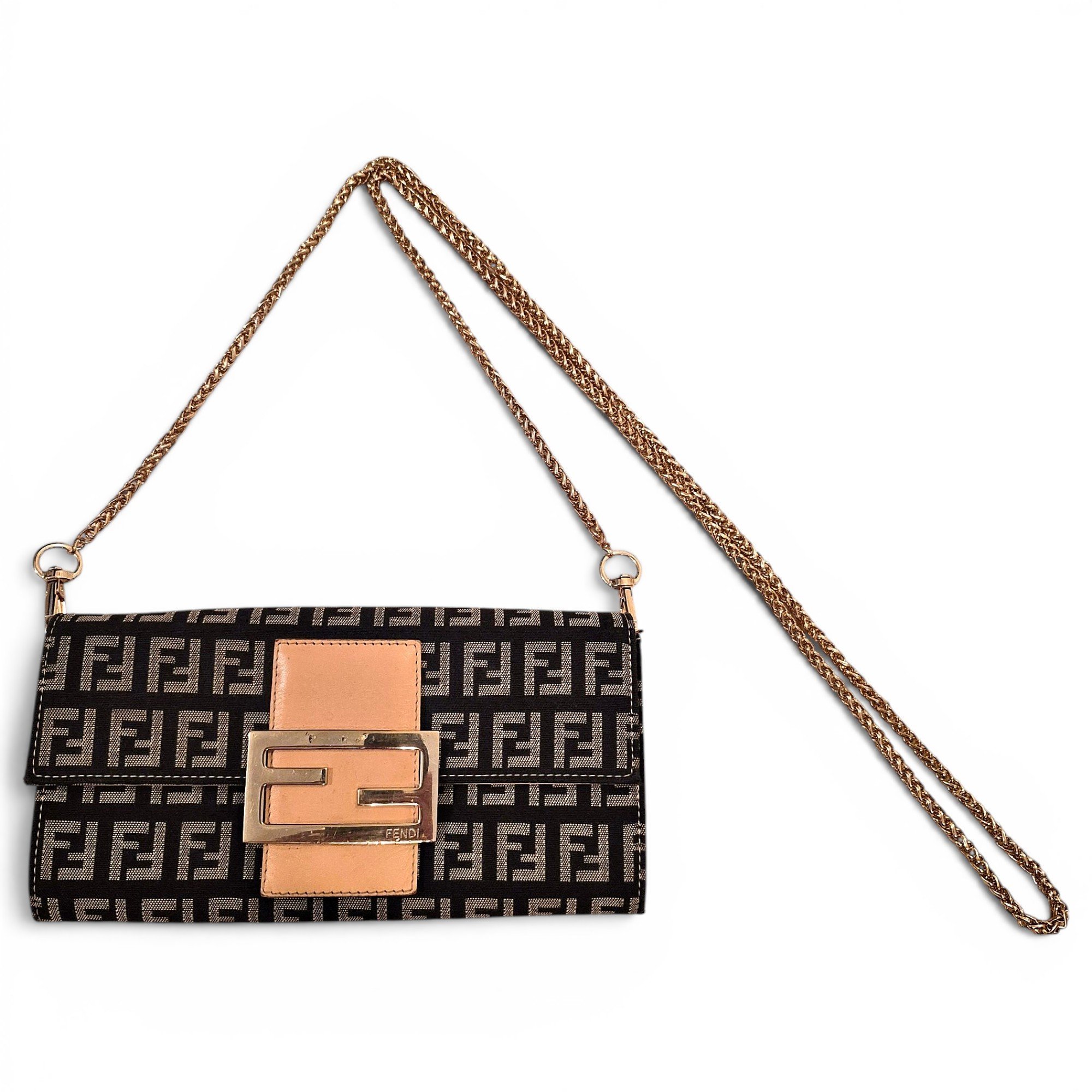 Baguette cloth clutch bag