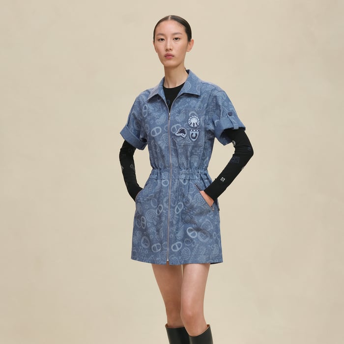 Bleu Denim "Candy Libris" Mini Dress