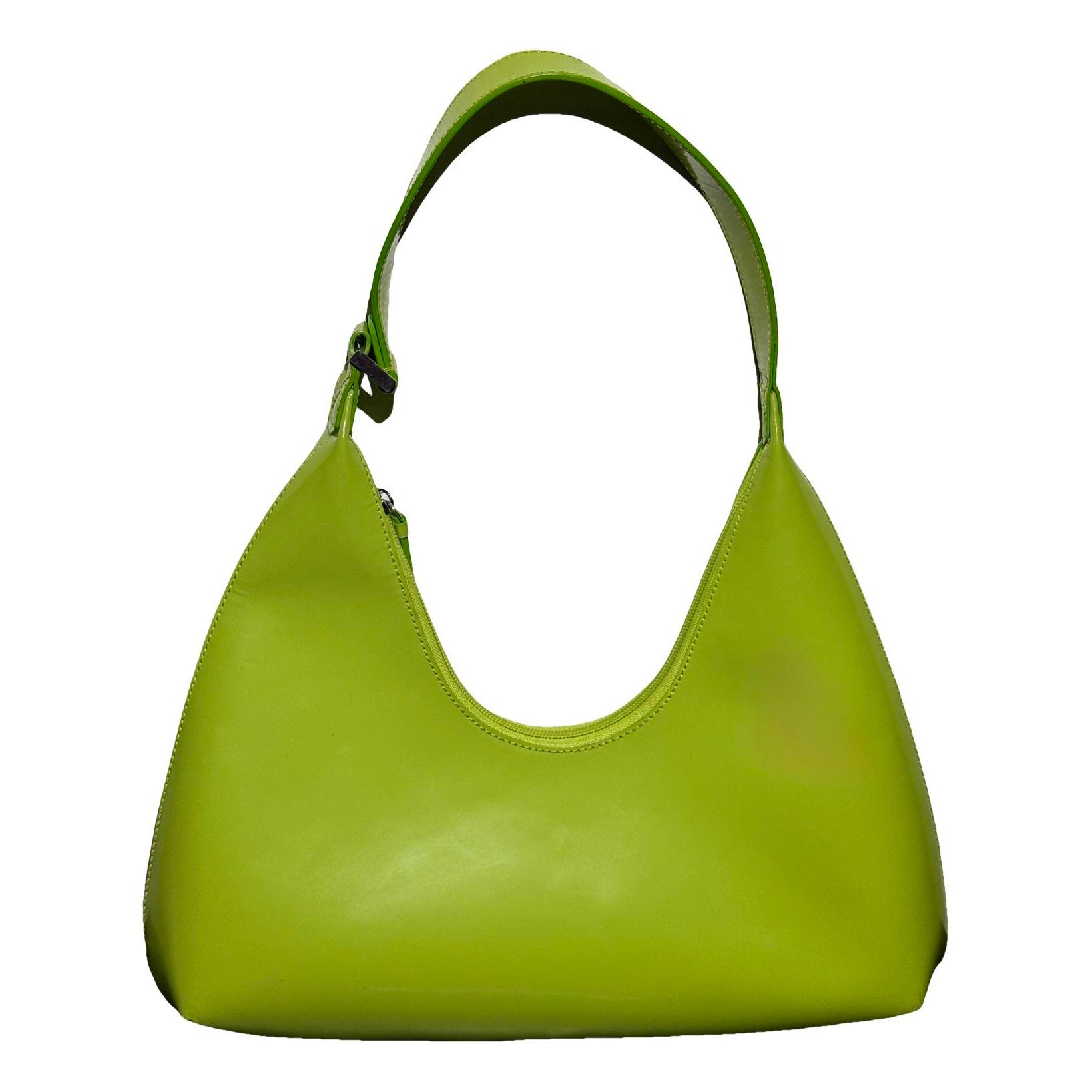 By Far Amber patent leather handbag