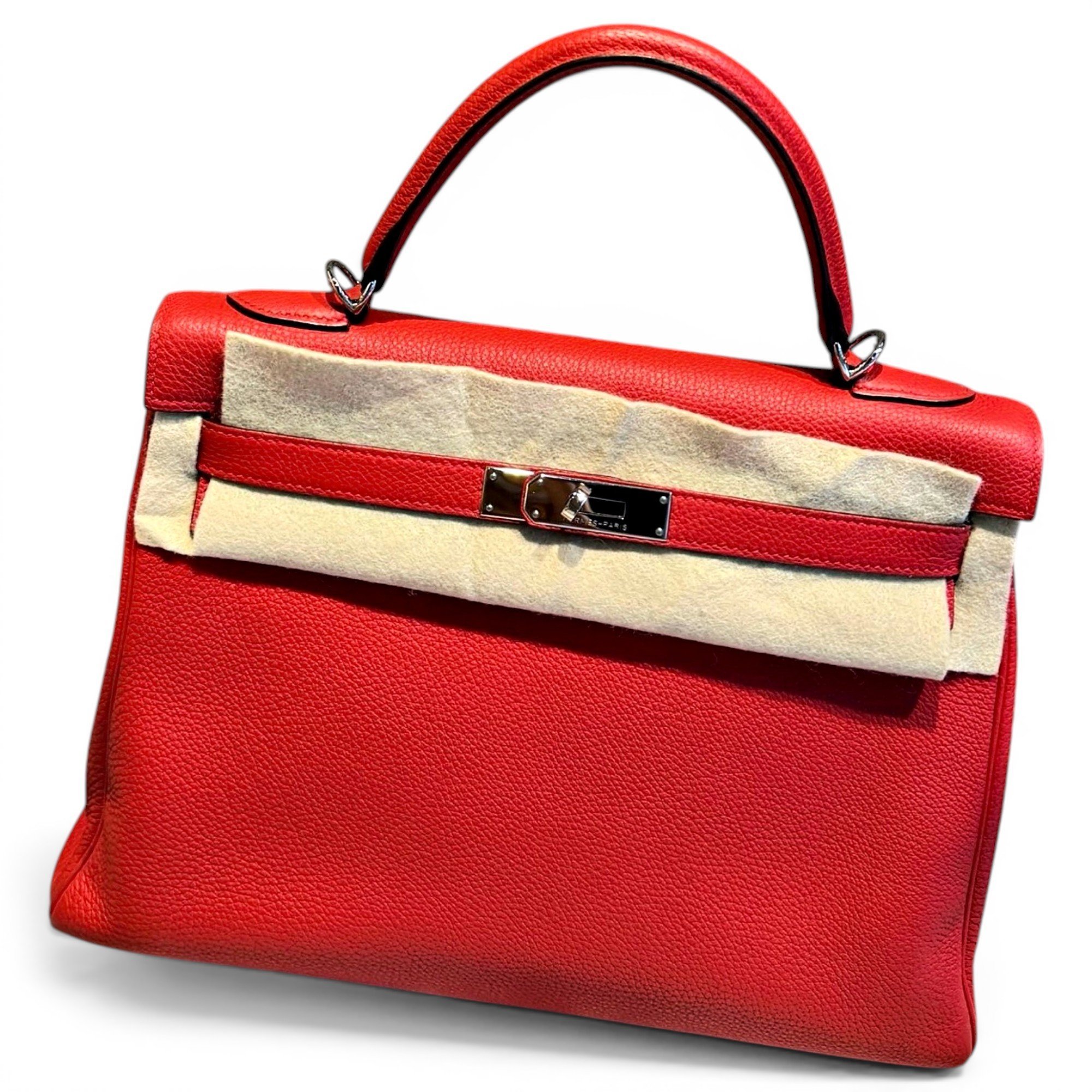 Kelly 32 leather handbag