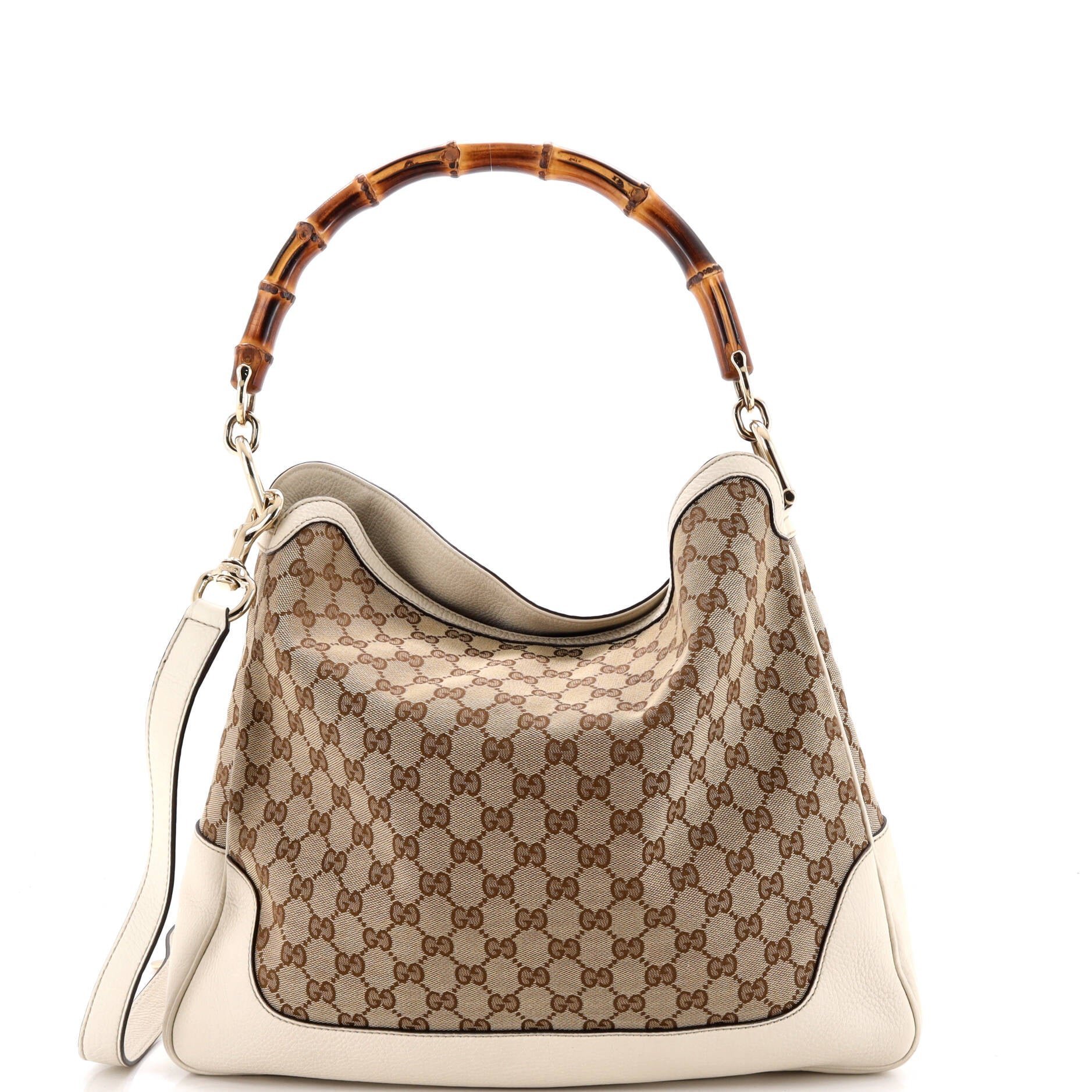 Diana Bamboo leather handbag