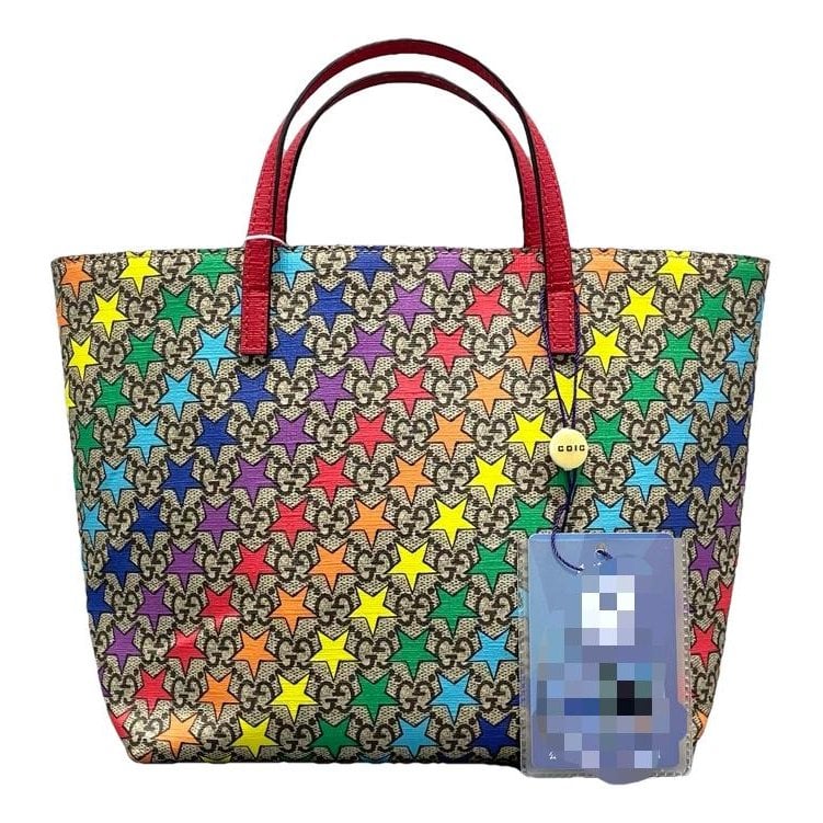 Leather tote