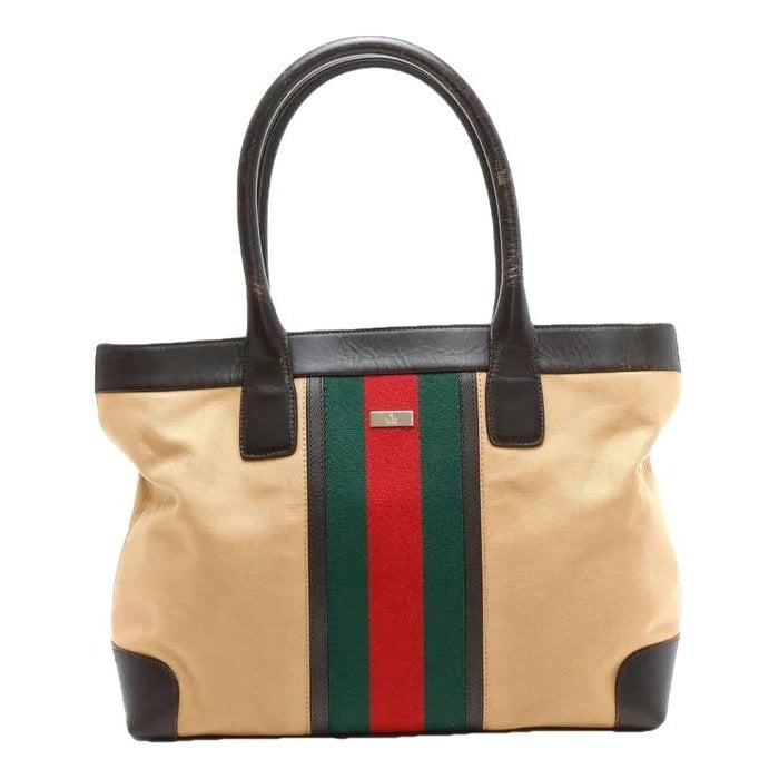 Leather tote