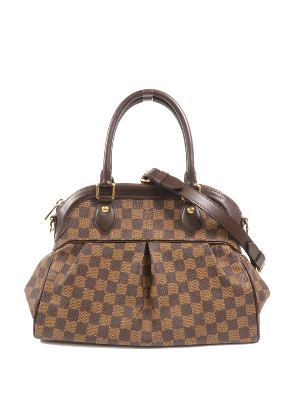 Trevi Damier canvas shoulder bag