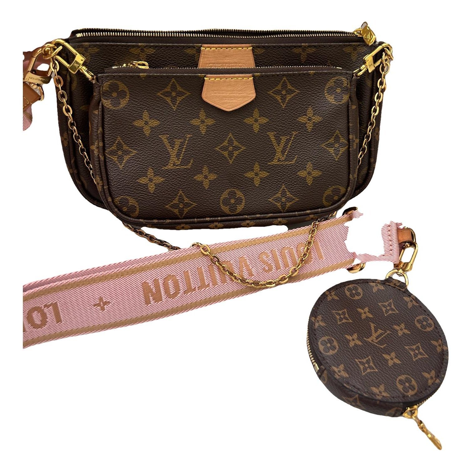 Multi Pochette Accessoires leather handbag