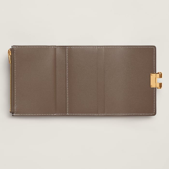 Étoupe Charniere Compact Wallet