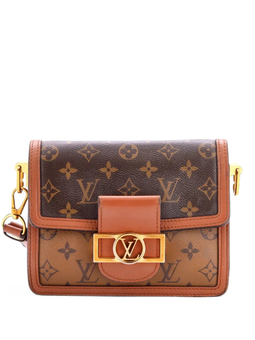 Dauphine Shoulder Bag Reverse Monogram Canvas Mini crossbody bag