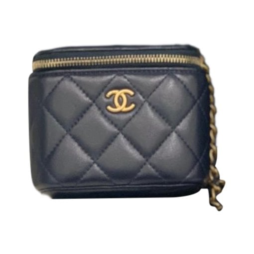 Trendy CC Vanity leather handbag