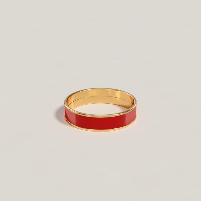 Rouge Amarante Uni Ring, Small Model