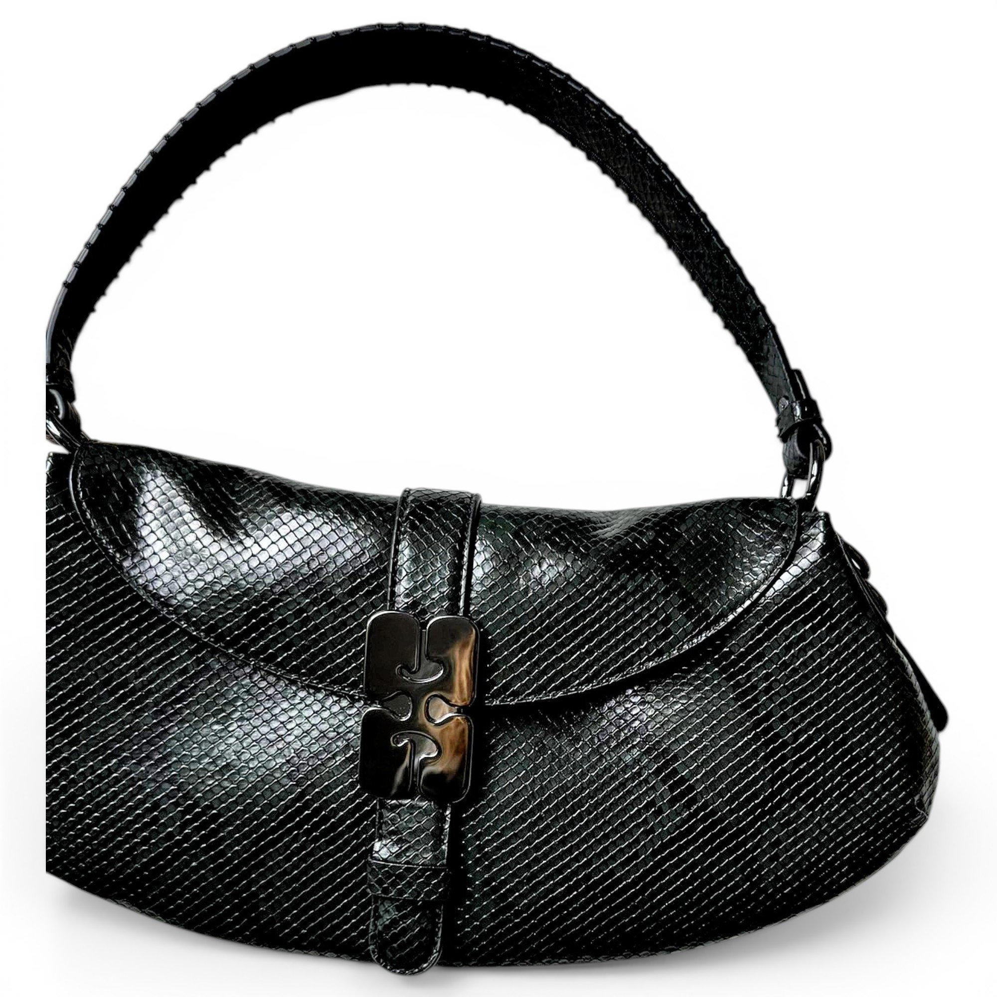 Hobo vegan leather handbag