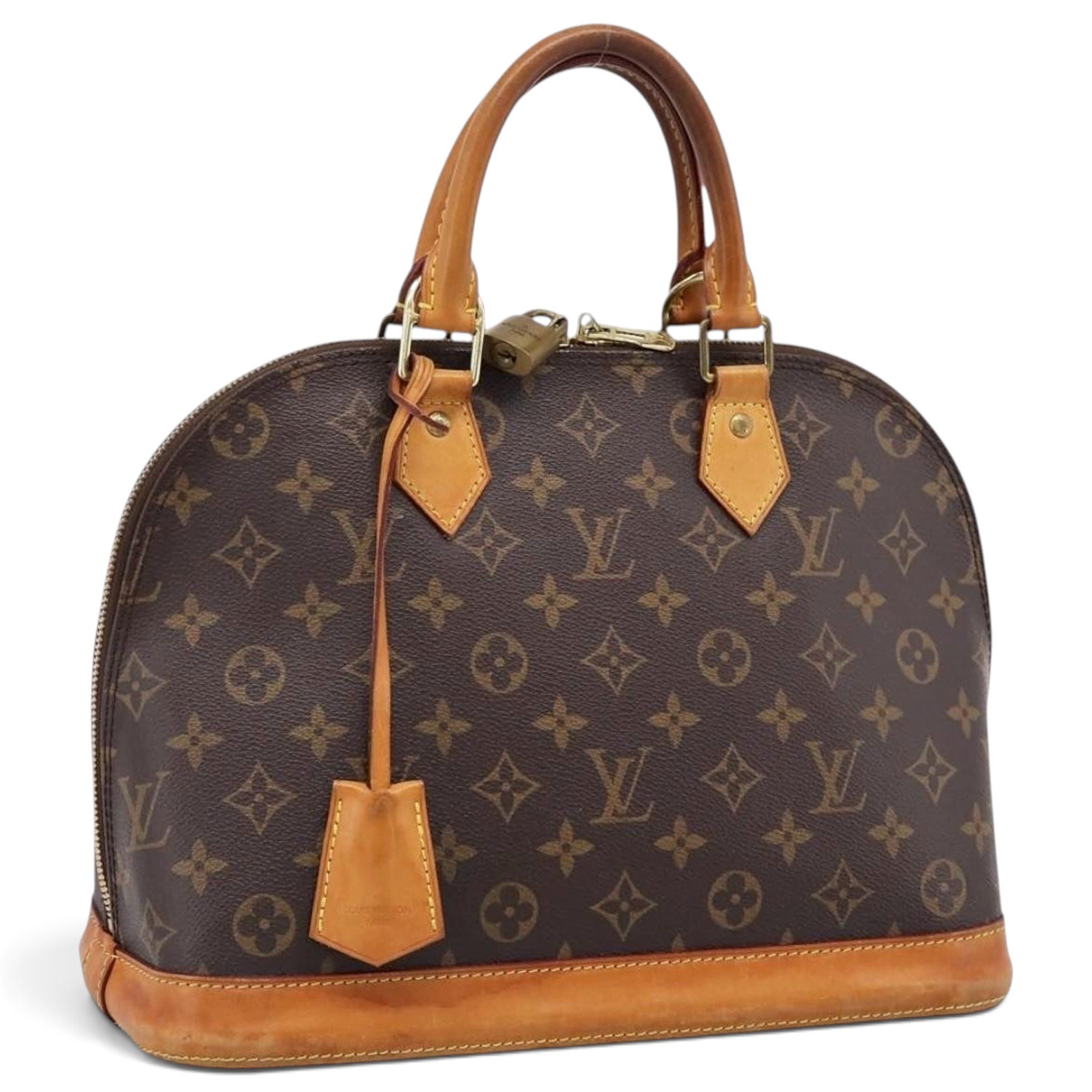 Alma leather handbag
