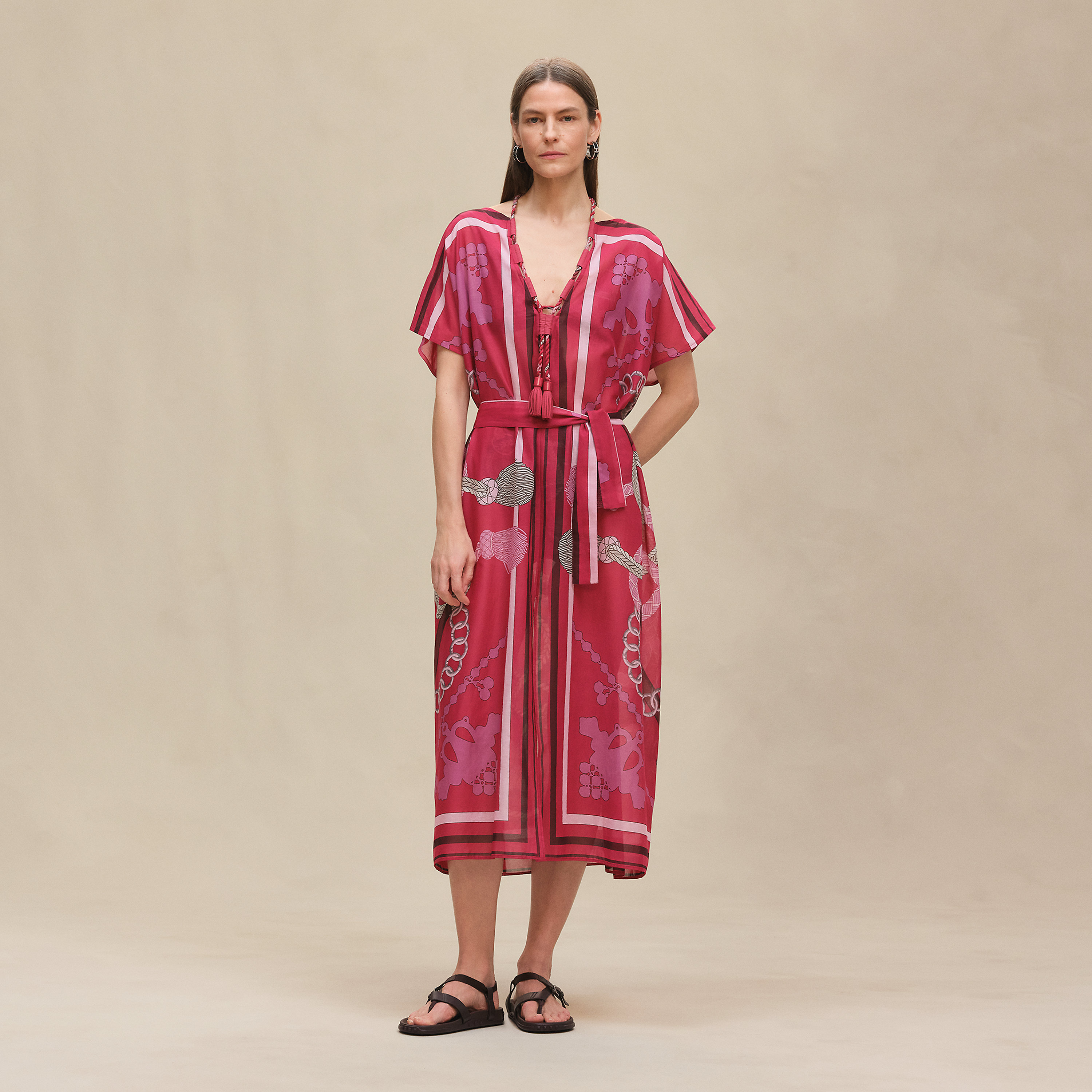 "Palefroi Remix" maxi beach caftan