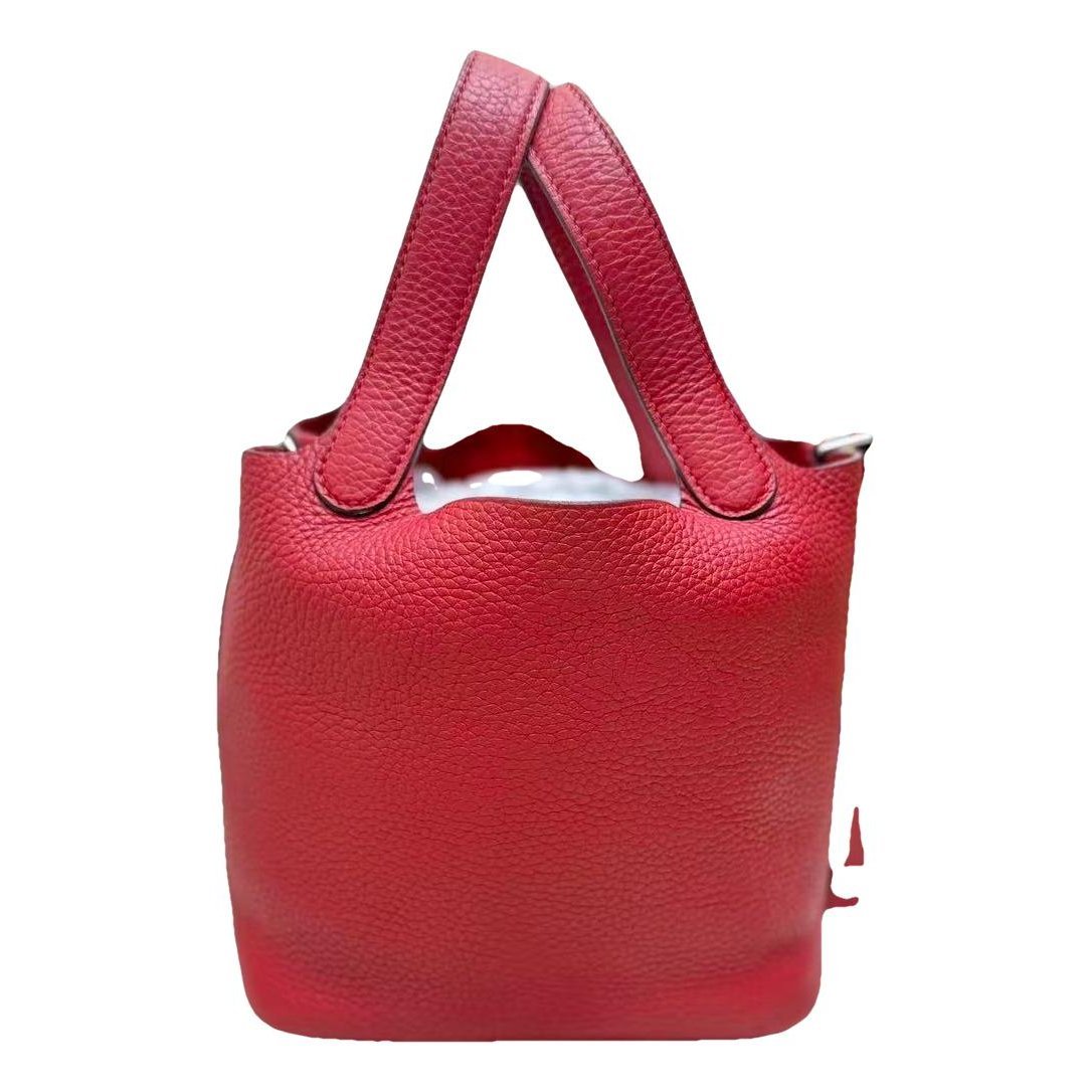 Picotin leather handbag