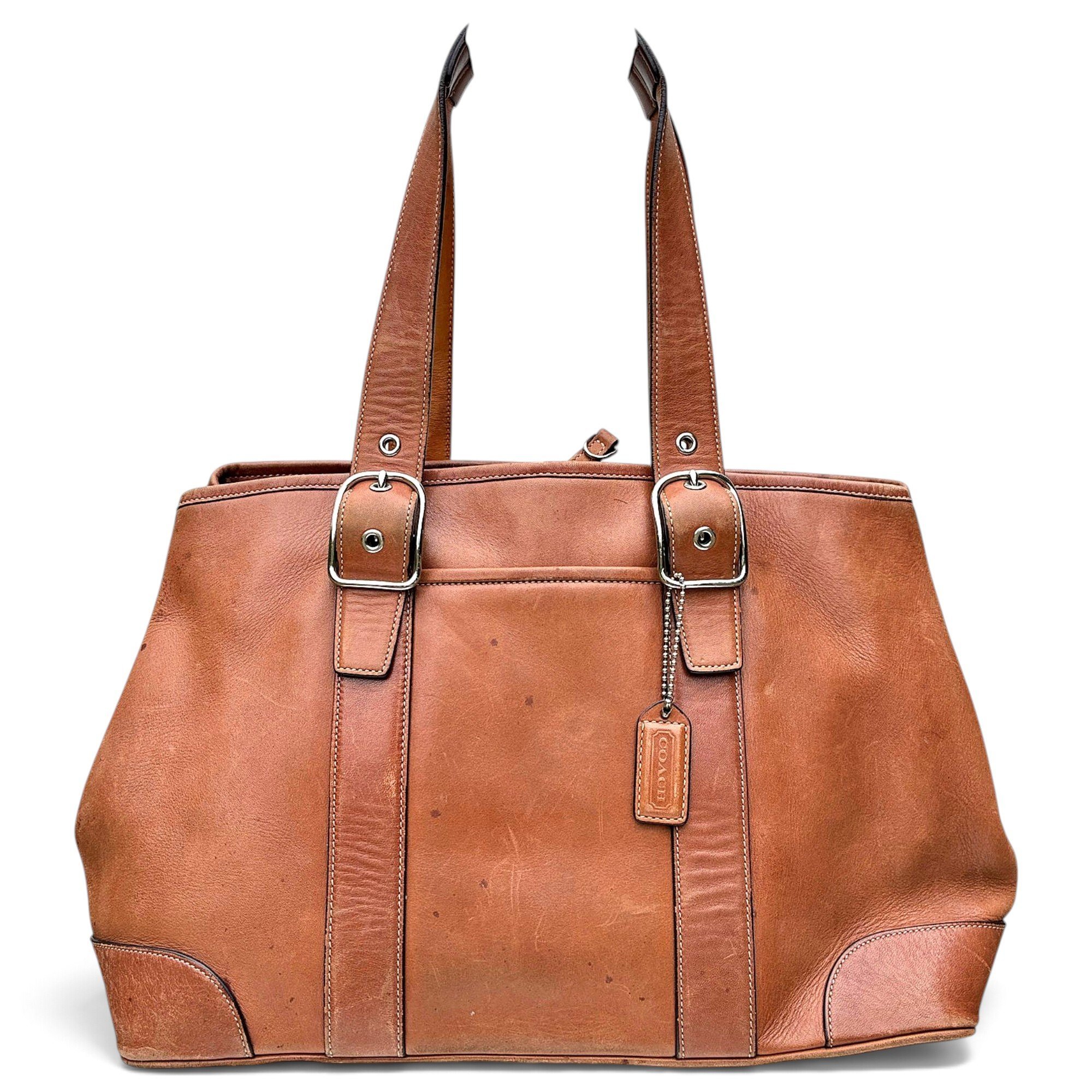 Leather tote