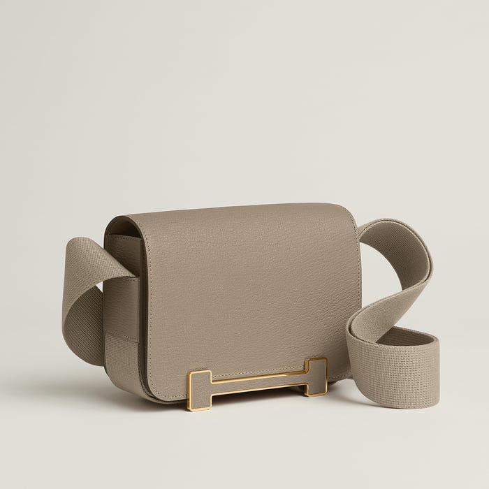 Gris Tourterelle Hermès Geta Bag