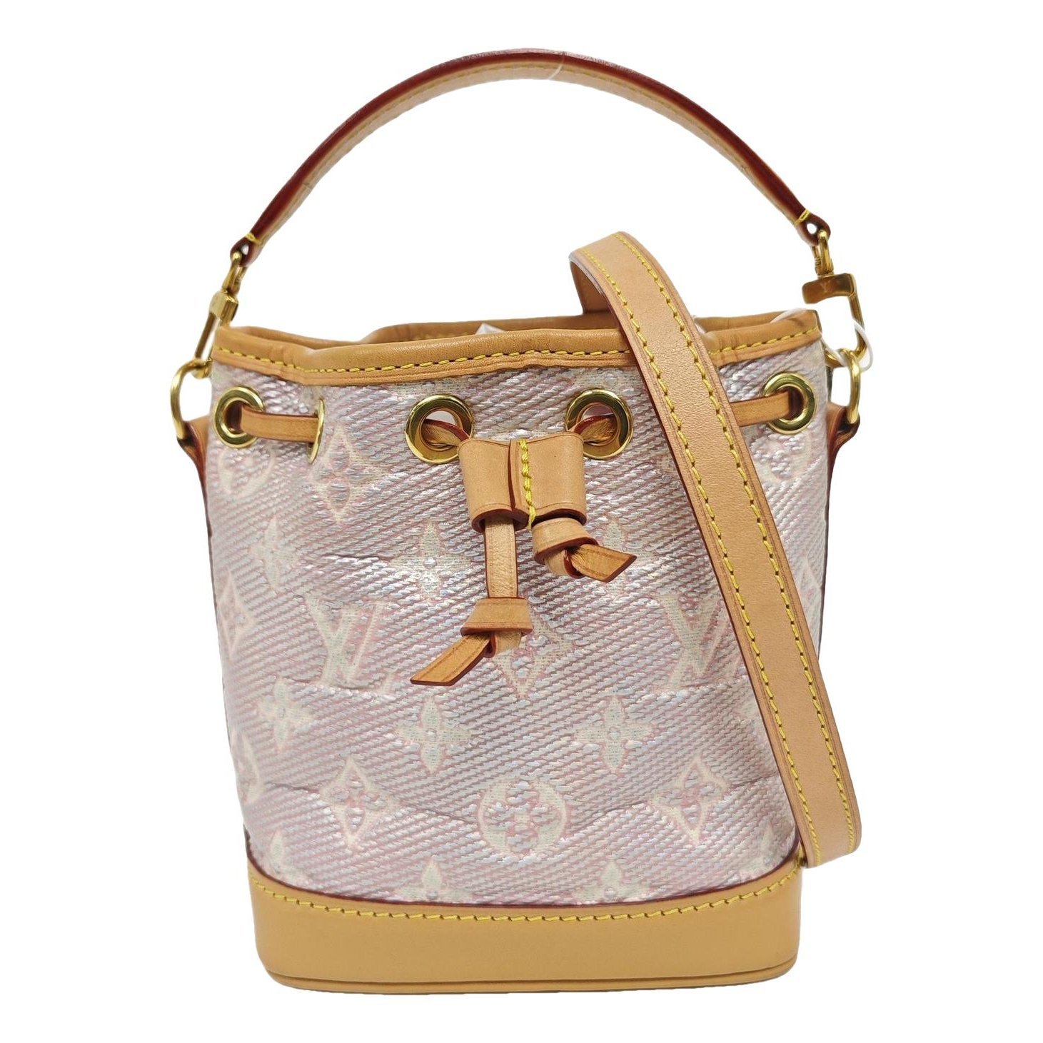 Nano Noé leather handbag