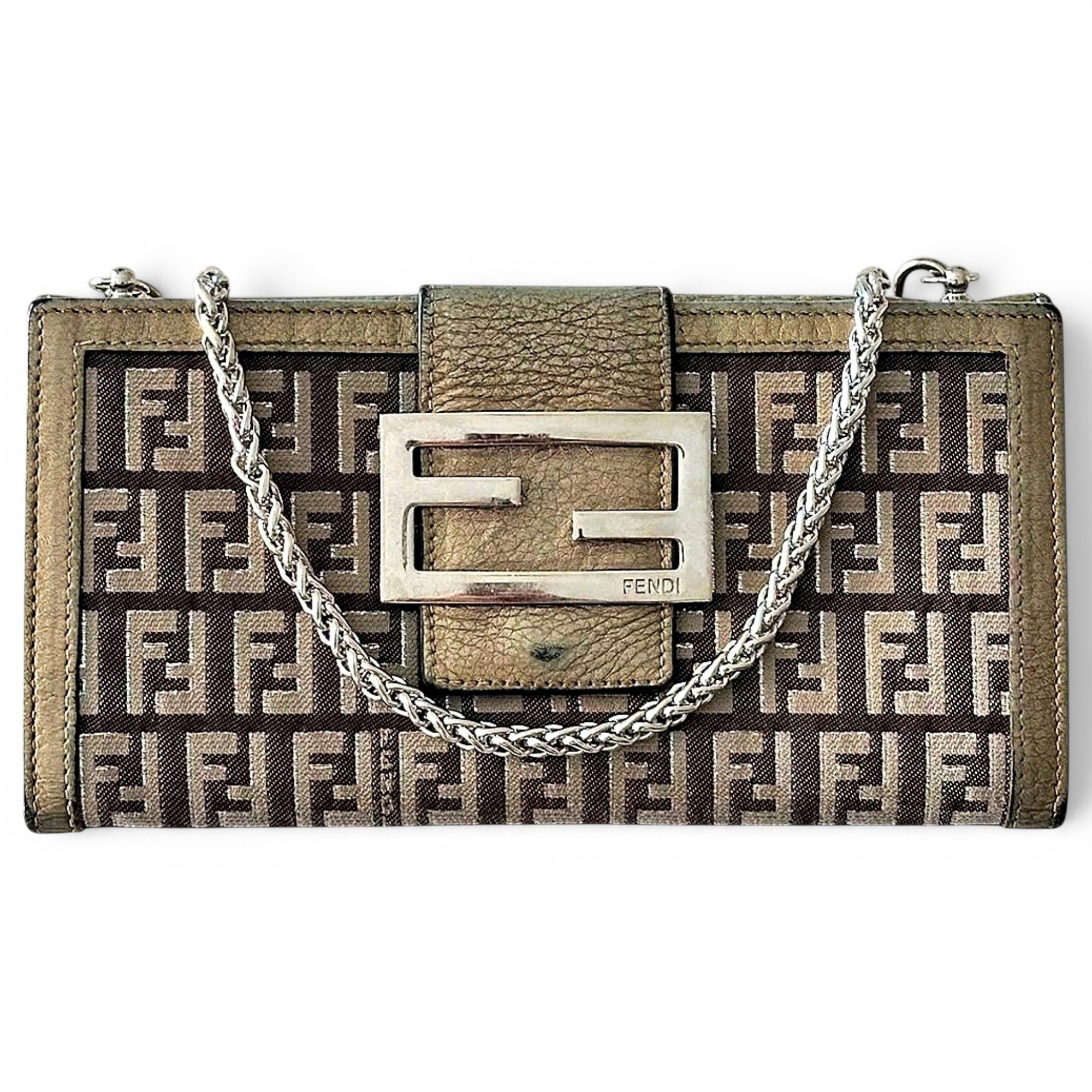 Baguette leather handbag