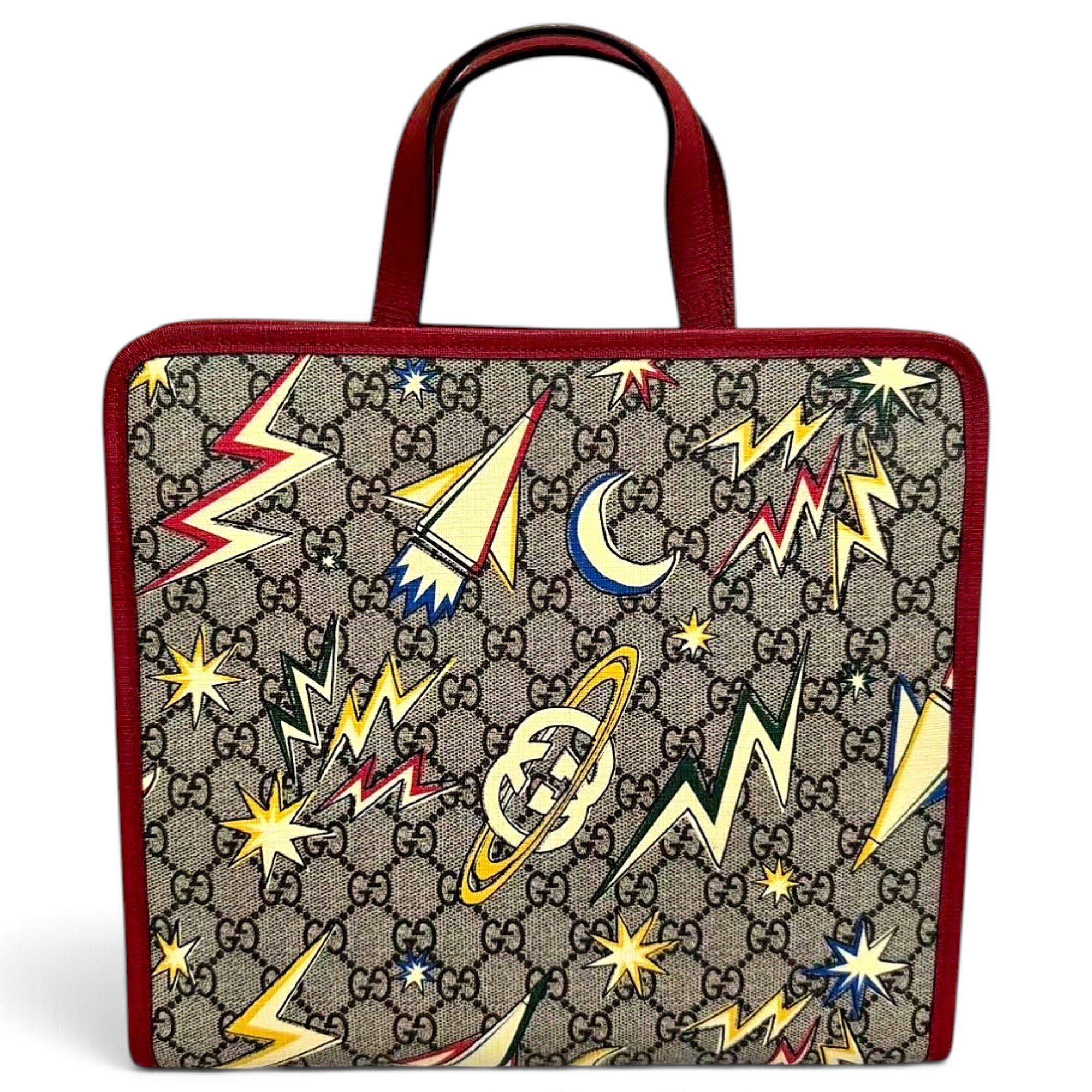 Ophidia Top Handle leather tote