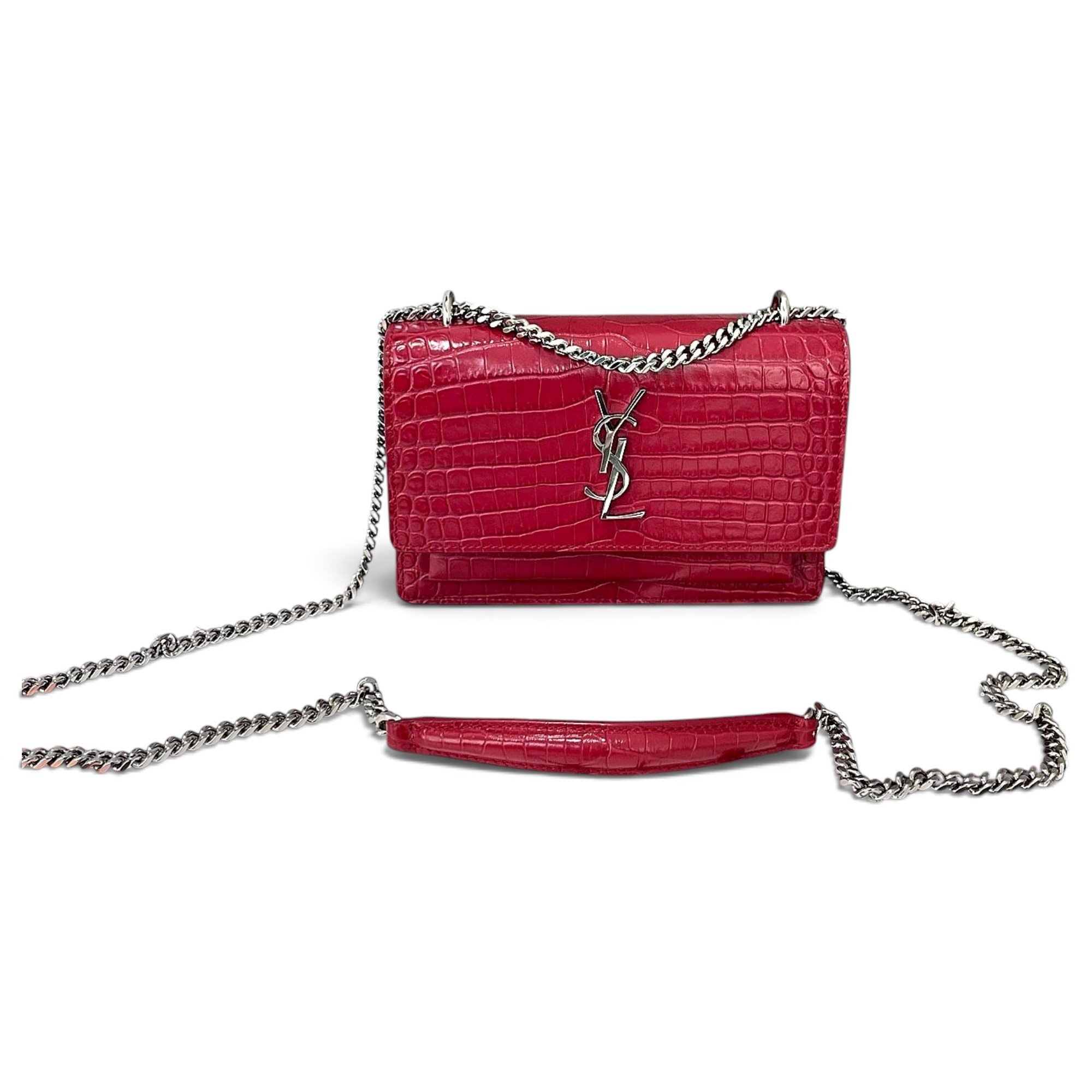 Sunset leather handbag