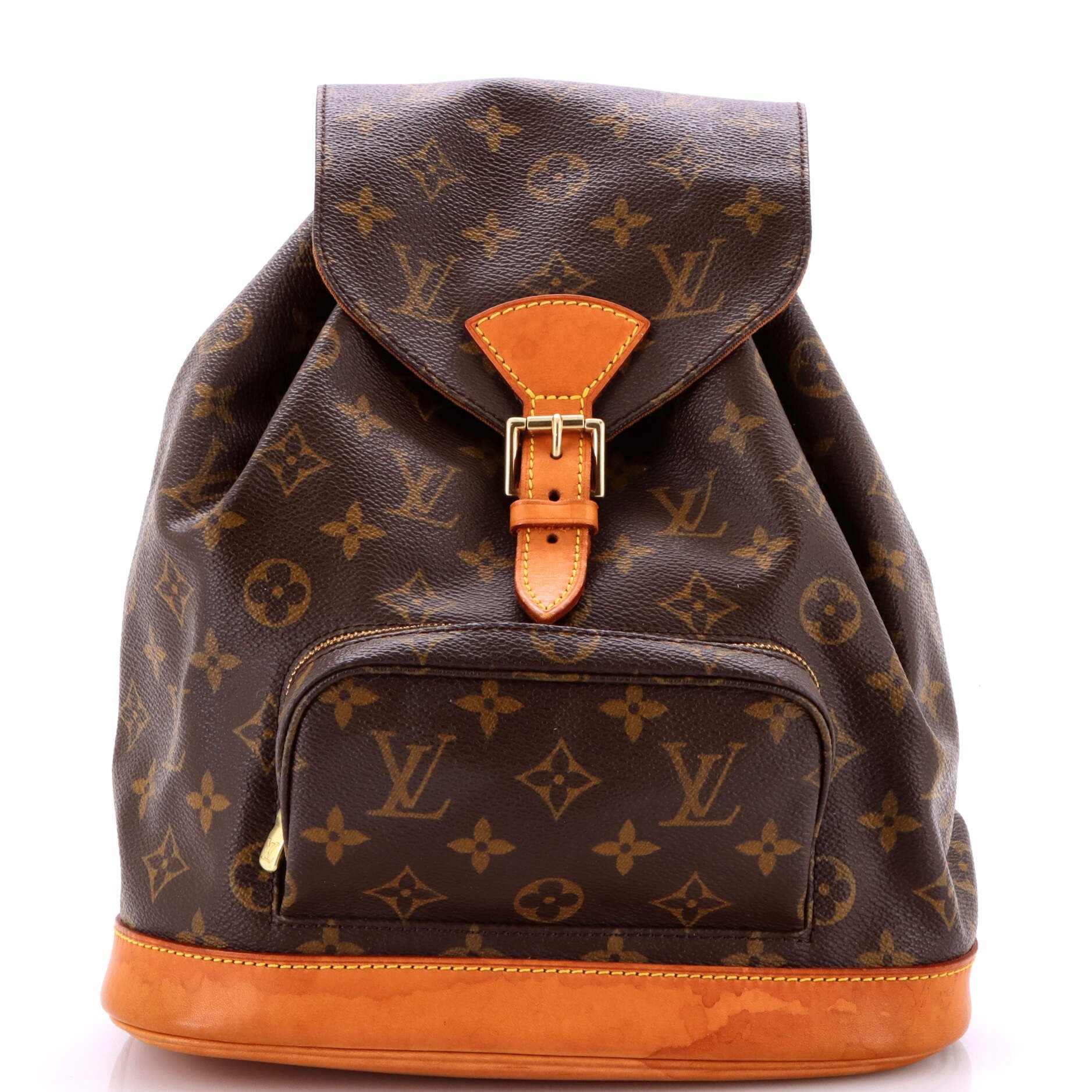 Louis Vuitton Vintage Montsouris Backpack Monogram Canvas MM