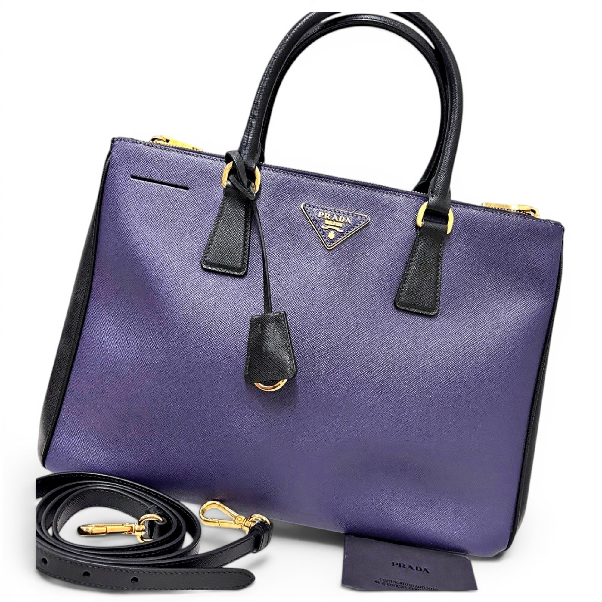 Galleria leather handbag