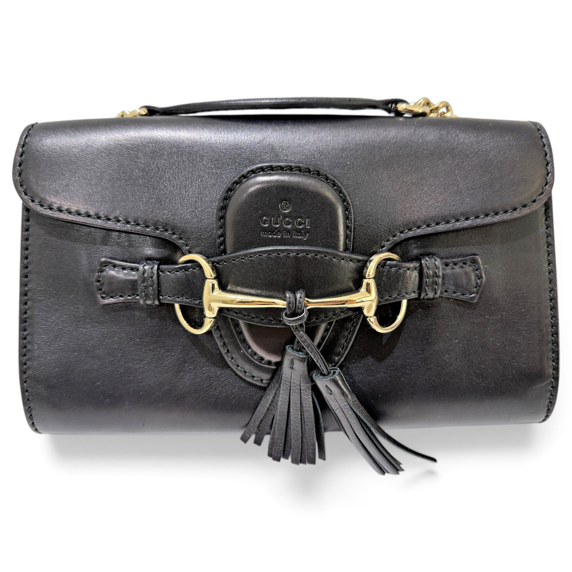 Emily leather crossbody bag